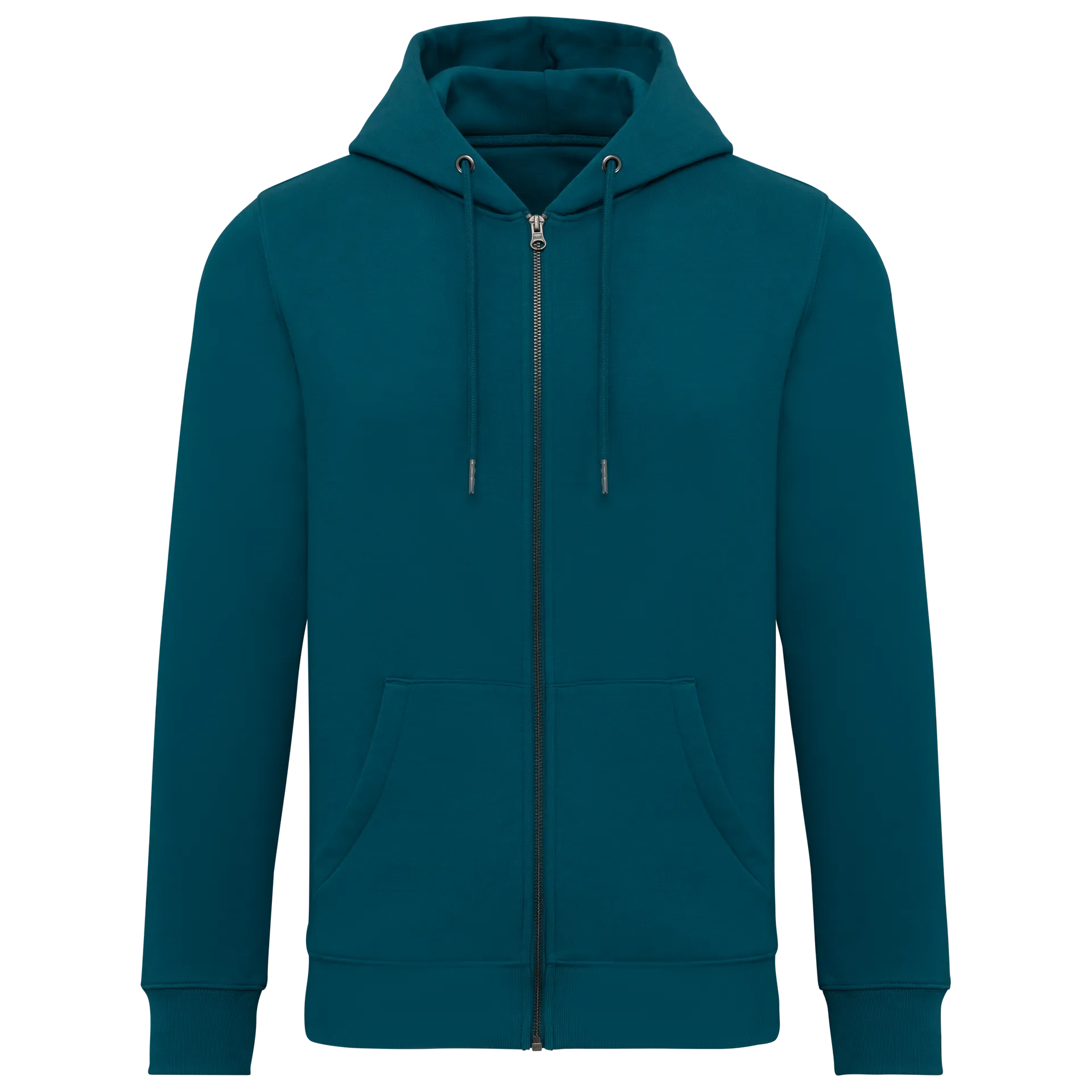 Umweltfreundliches Unisex Kapuzensweatshirt mit Reißverschluss