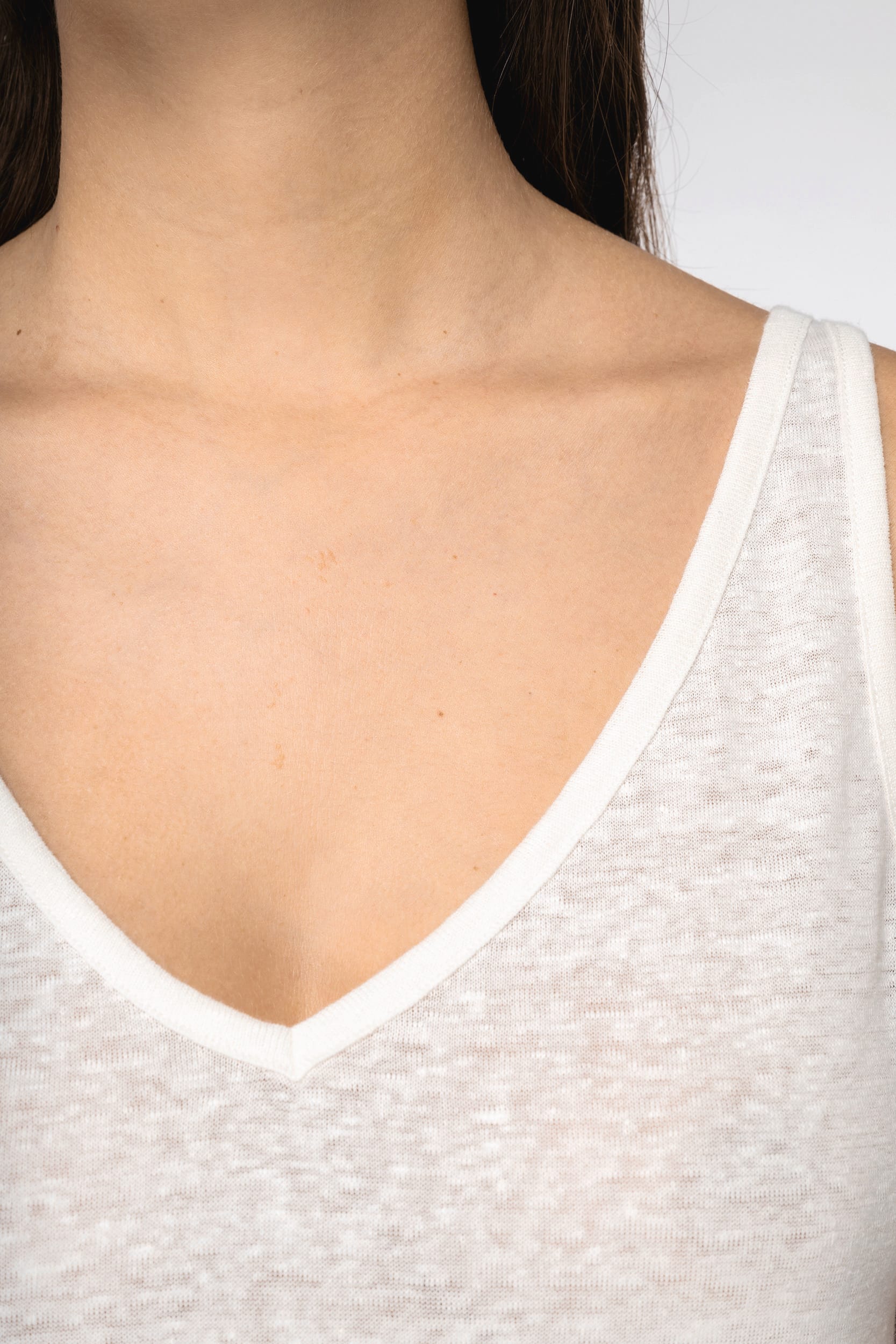 Achselhemd aus Leinen für Damen