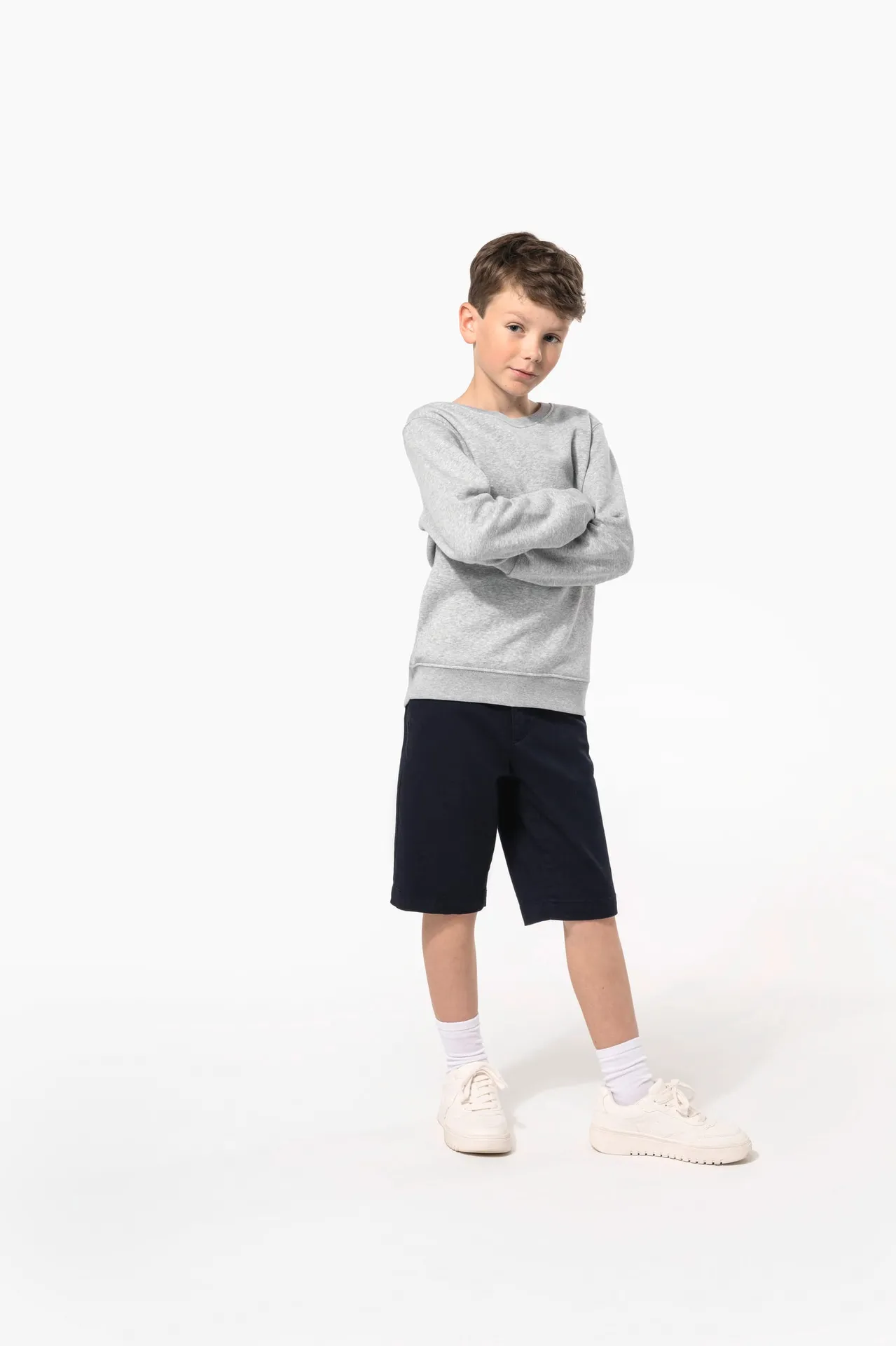 Sweatshirt mit Rundhalsausschnitt für Kinder