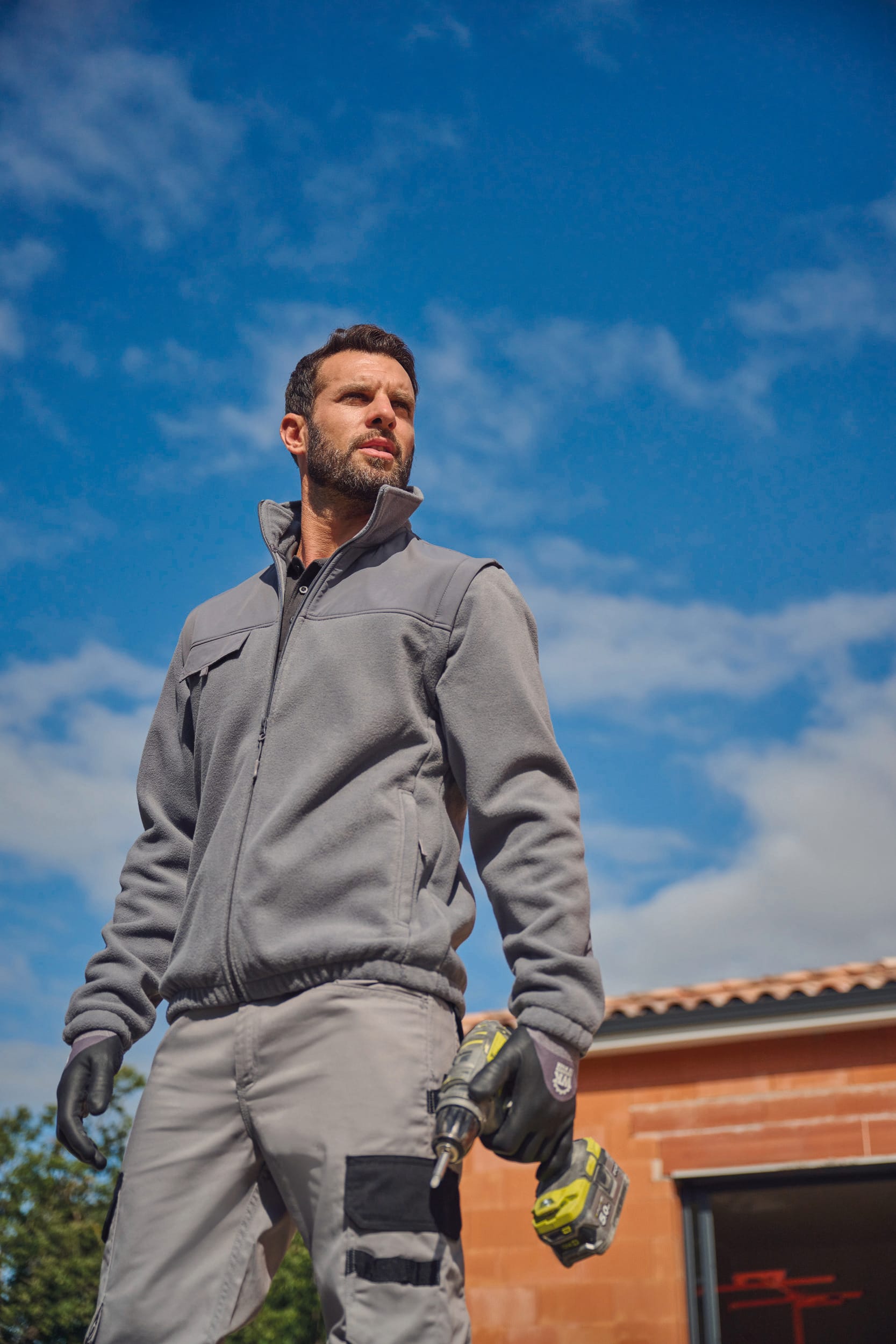 Fleecejacke mit abnehmbaren Ärmeln Fleecejacke mit abnehmbaren Ärmeln