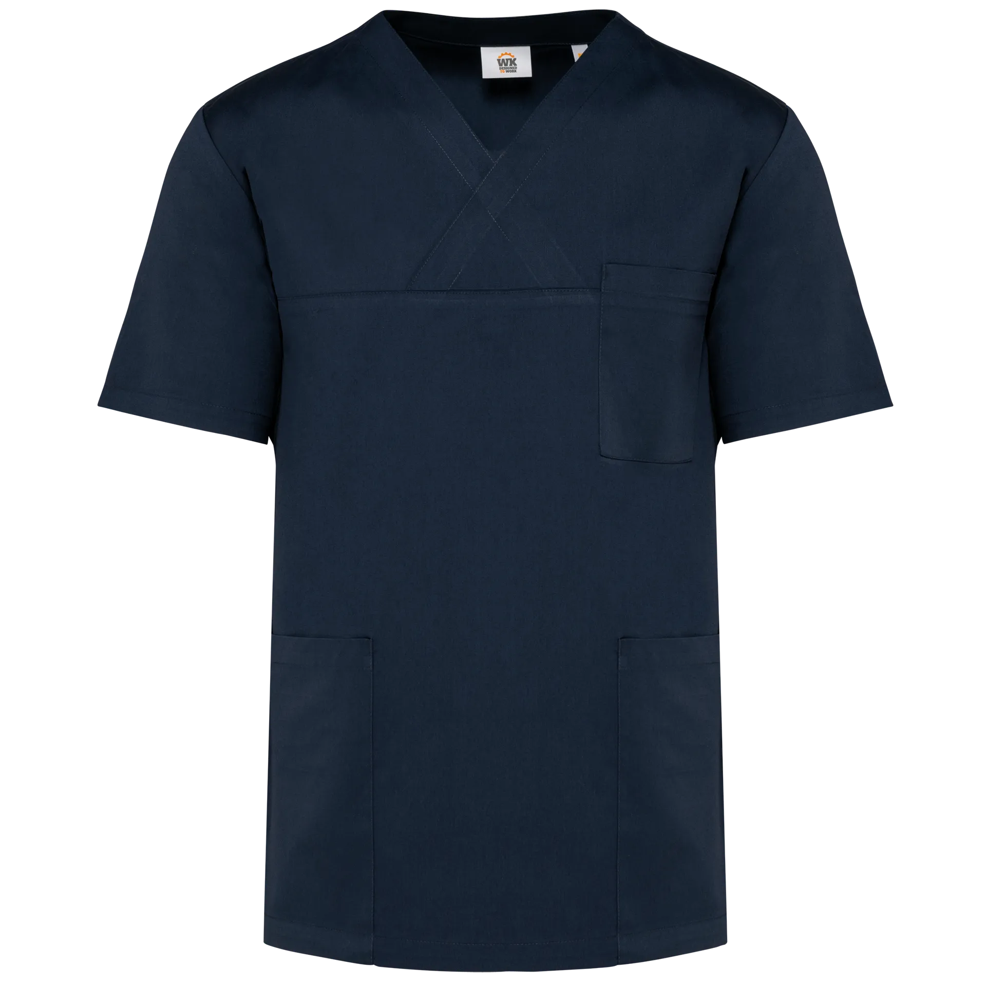 Kurzärmlige Unisex-Tunika aus Baumwollpolyester