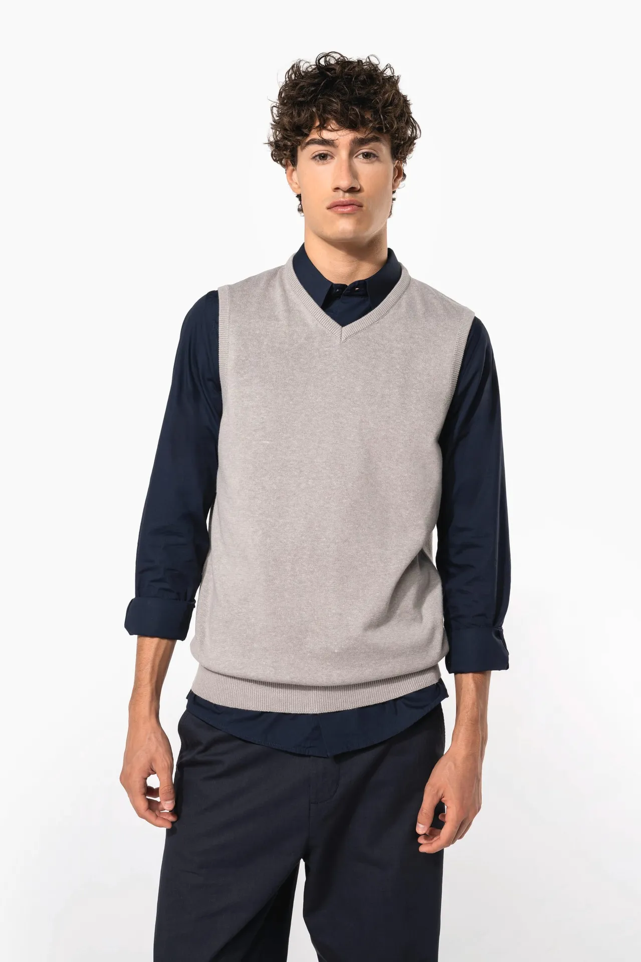 Herren pullunder v-ausschnitt