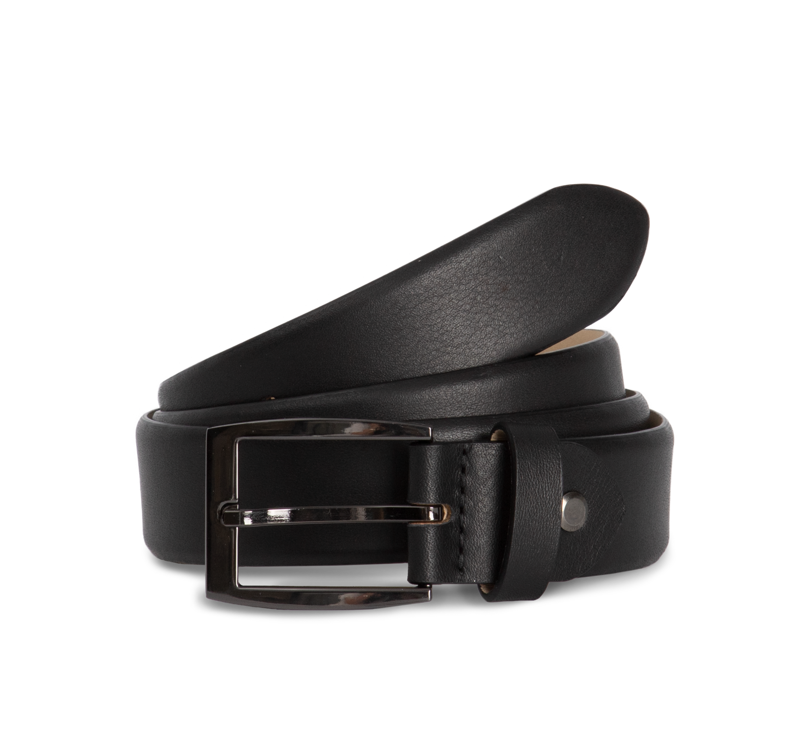 Klassischer, größenverstellbarer Gürtel mit abgerundetem Rand
