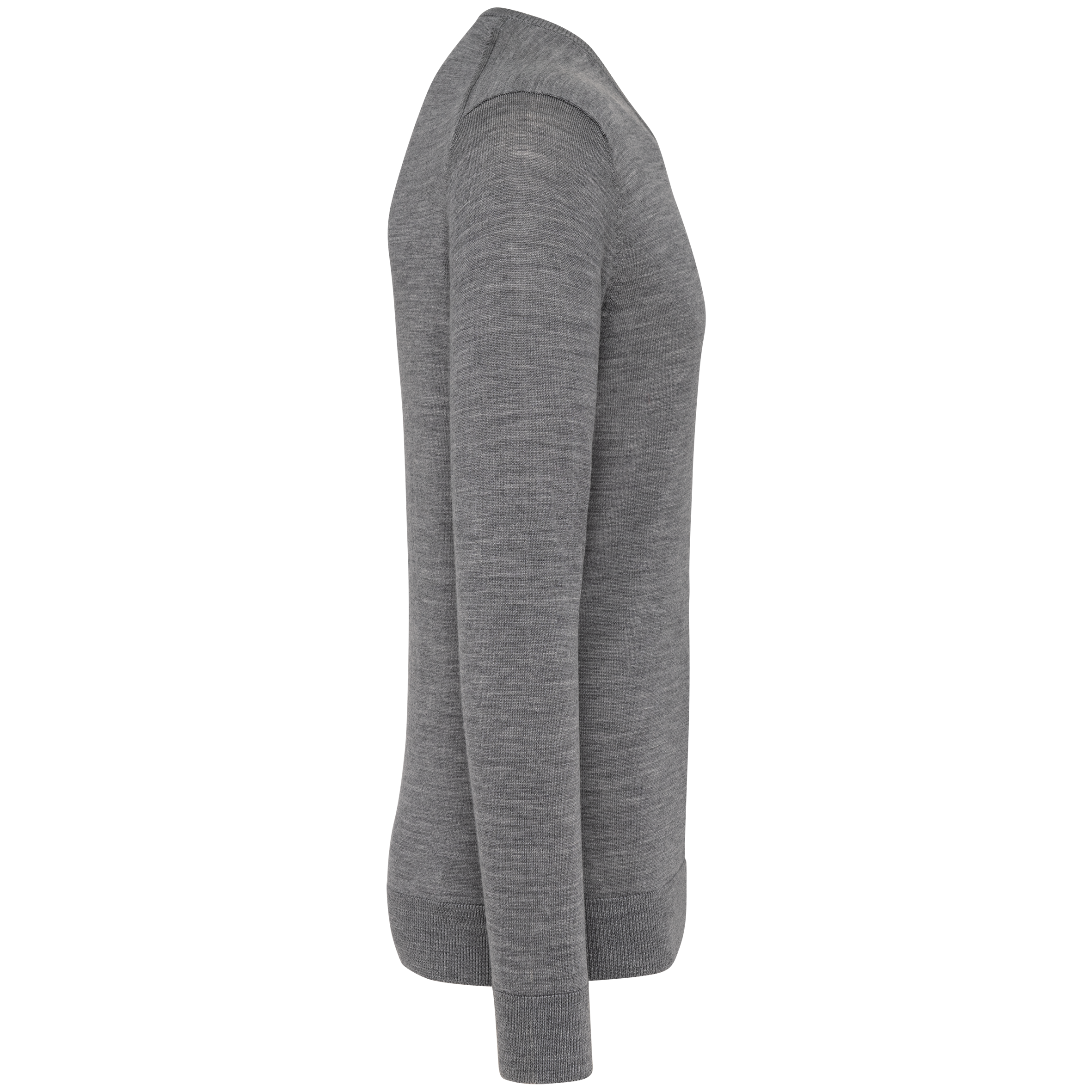 Merino-Herrenpullover mit V-Ausschnitt