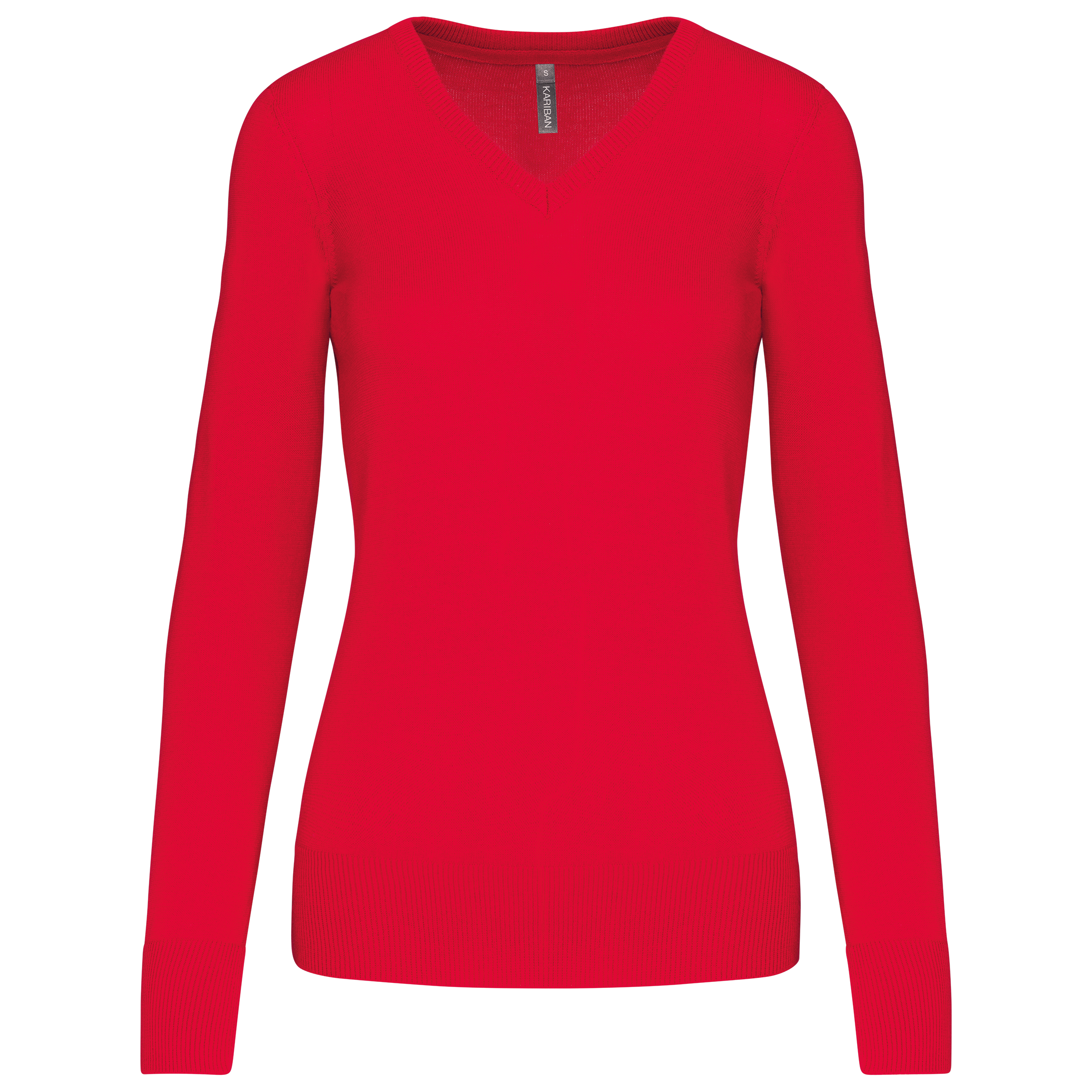 Damenpullover mit V-Ausschnitt