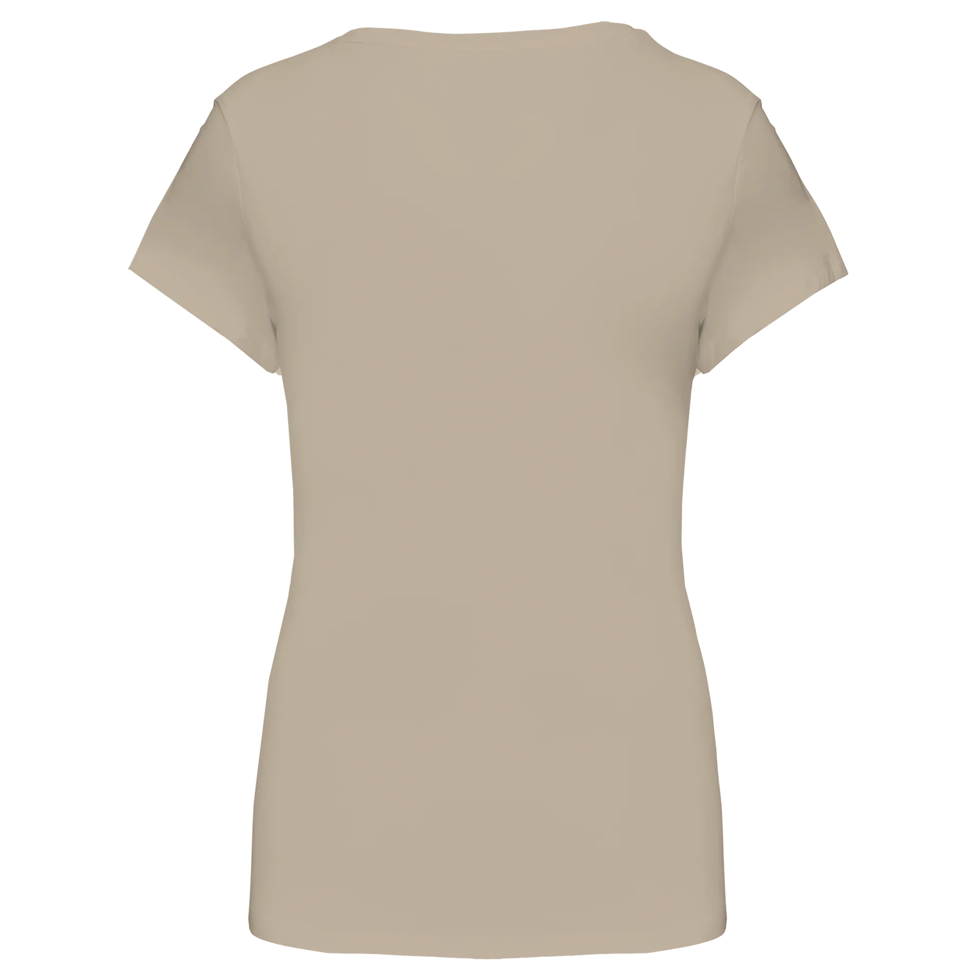 Kurzarm-Damen-T-Shirt mit Rundhalsausschnitt