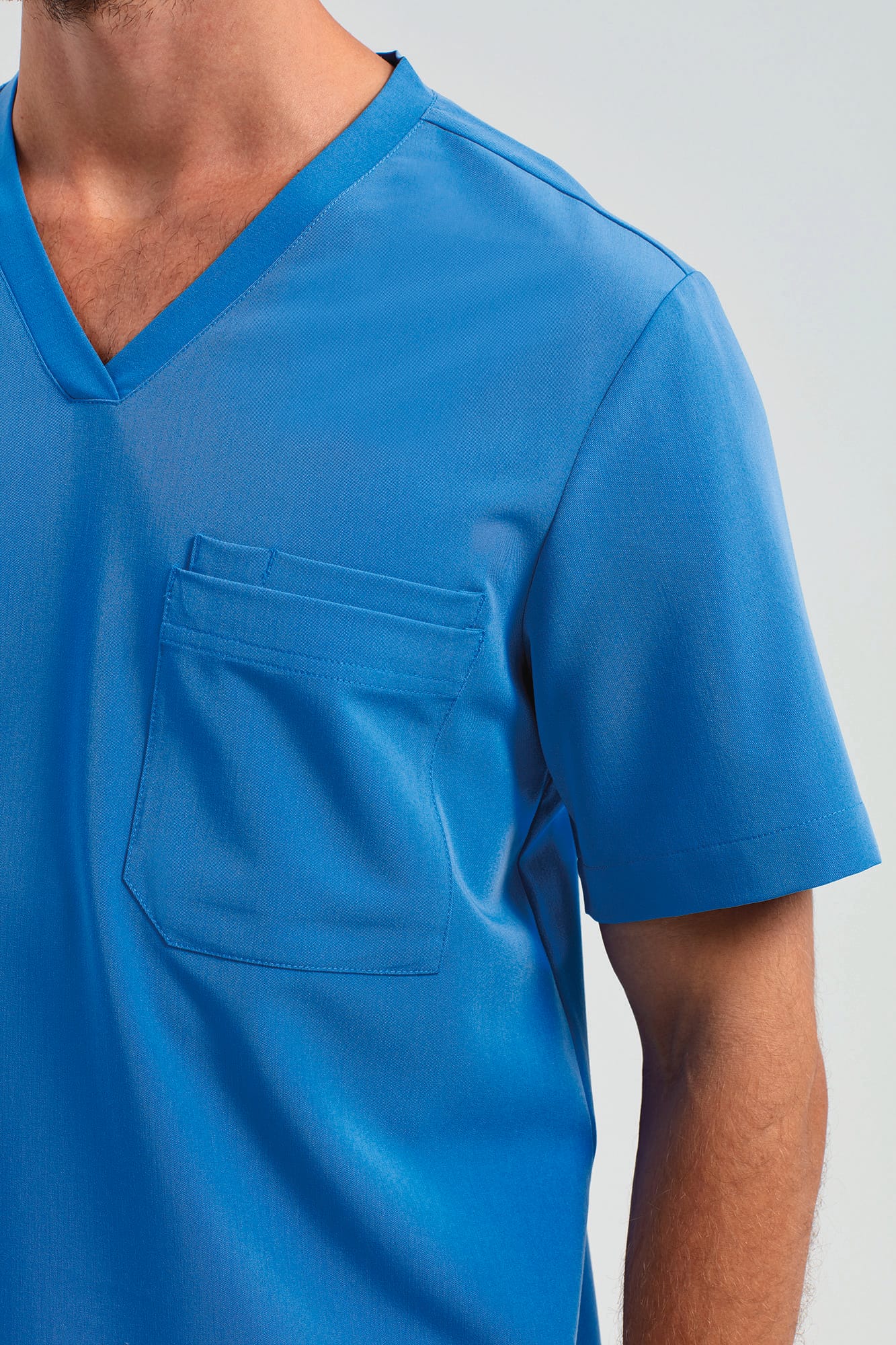 Stretch-Tunika für Herren mit kurzen Ärmeln Stretch-Tunika für Herren mit kurzen Ärmeln