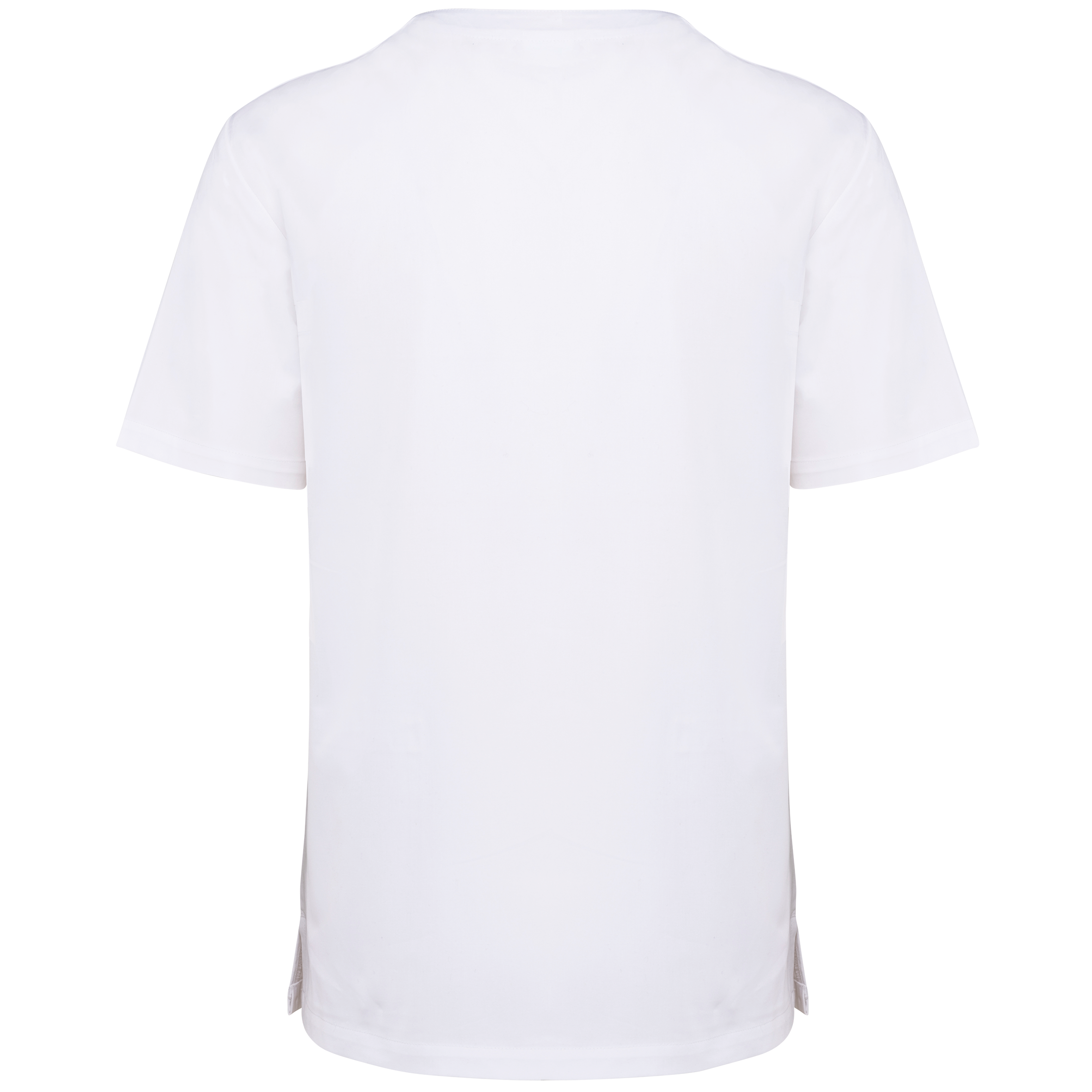 Kurzärmlige Unisex-Tunika aus Baumwolle