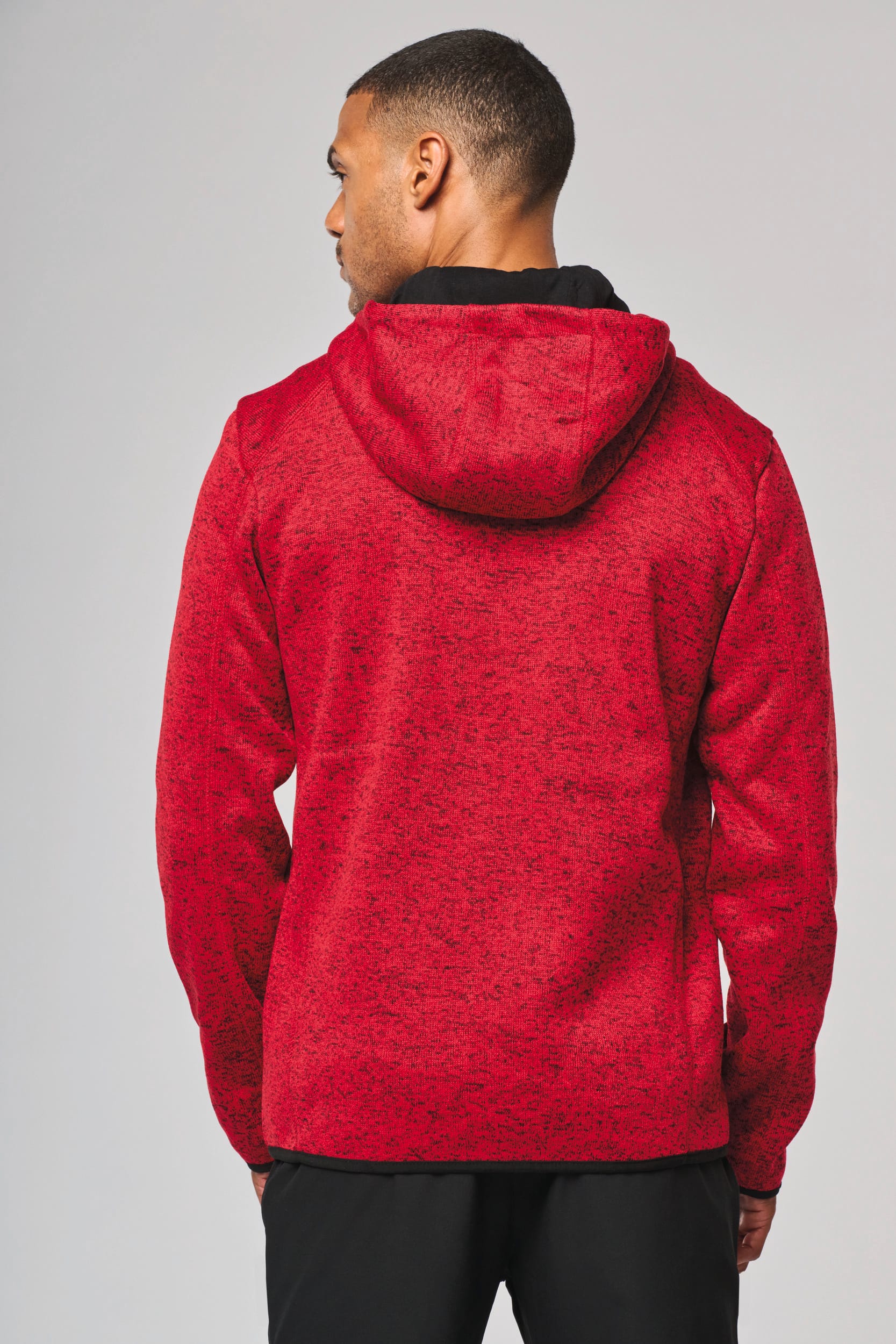 Herren-Hoodie aus Chiné