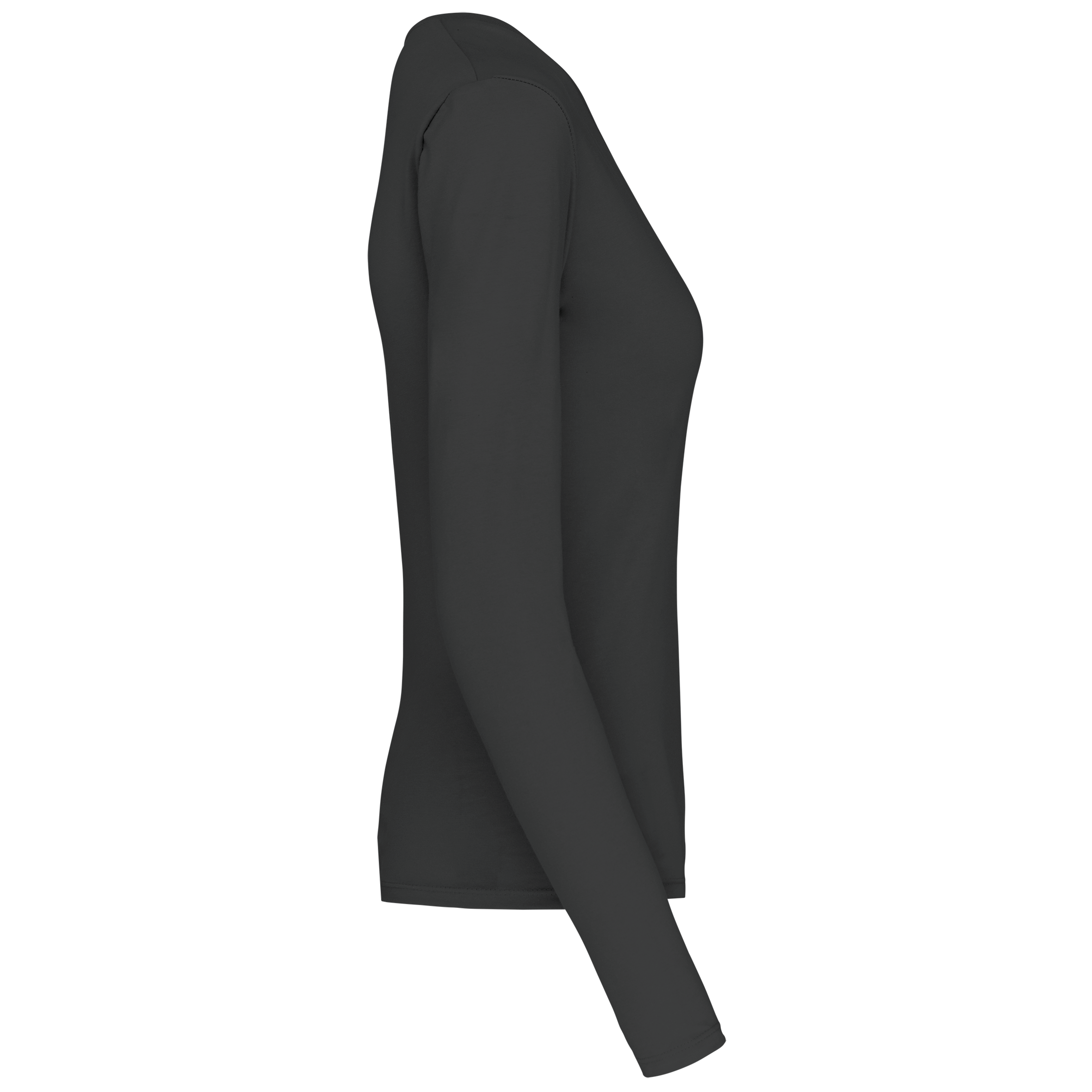 Damen-Langarmshirt mit V-Ausschnitt