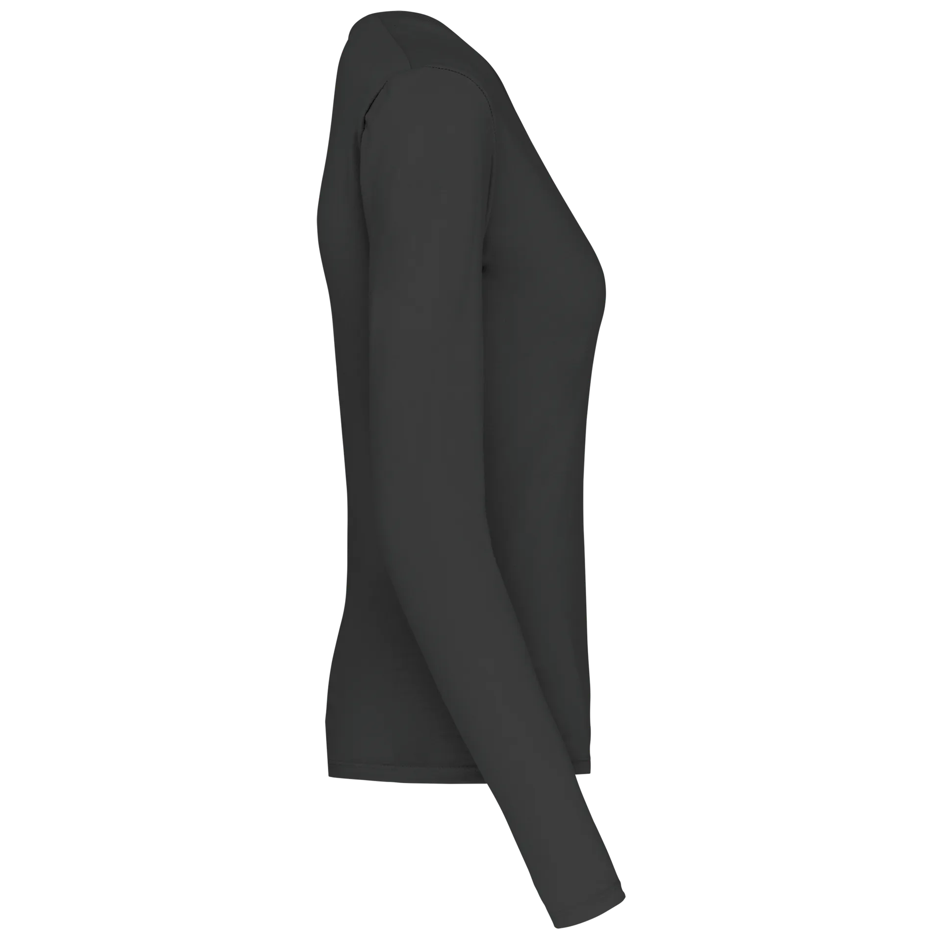 Damen-Langarmshirt mit V-Ausschnitt