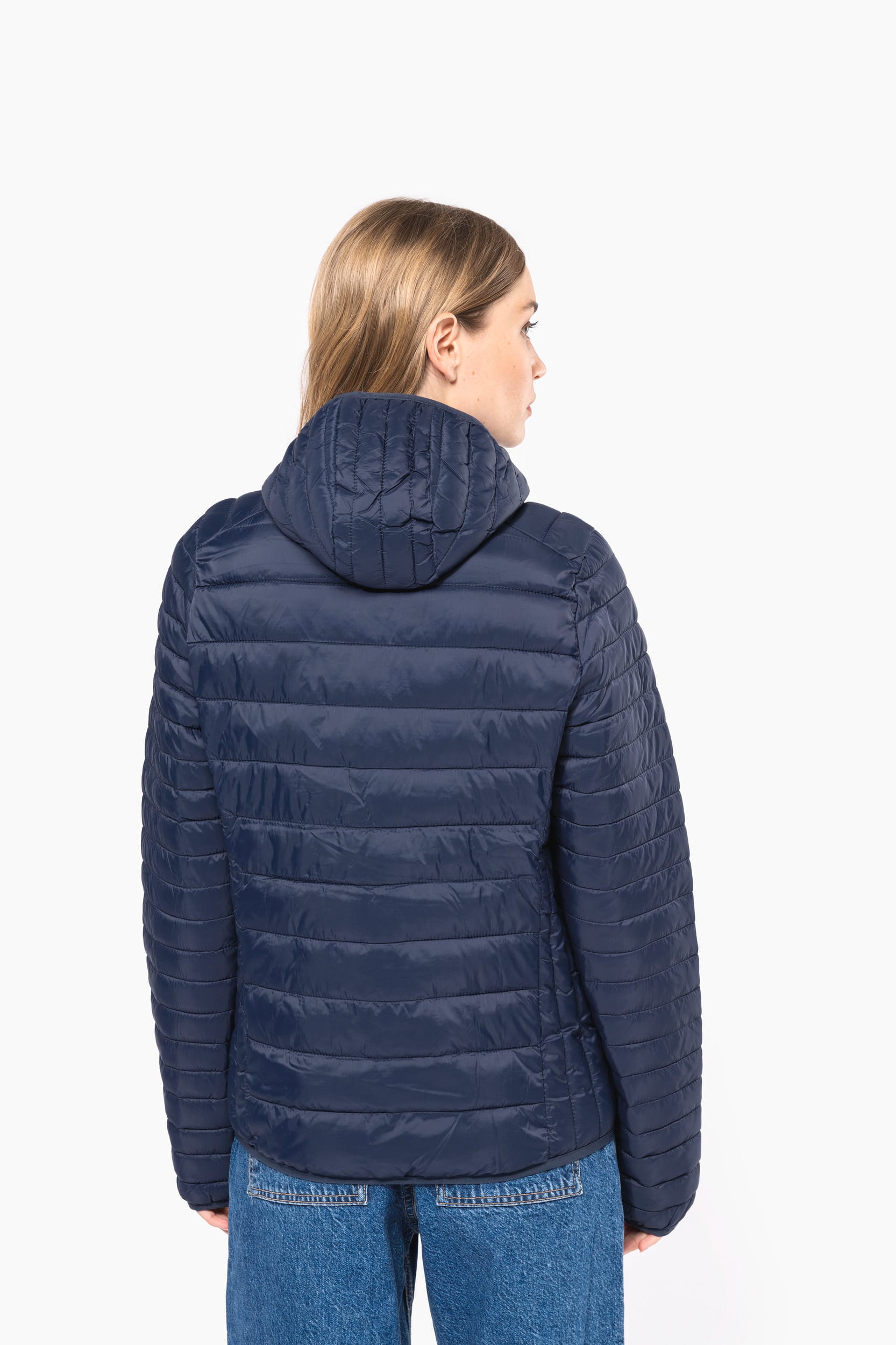 Leichte Damen-Steppjacke mit Kapuze
