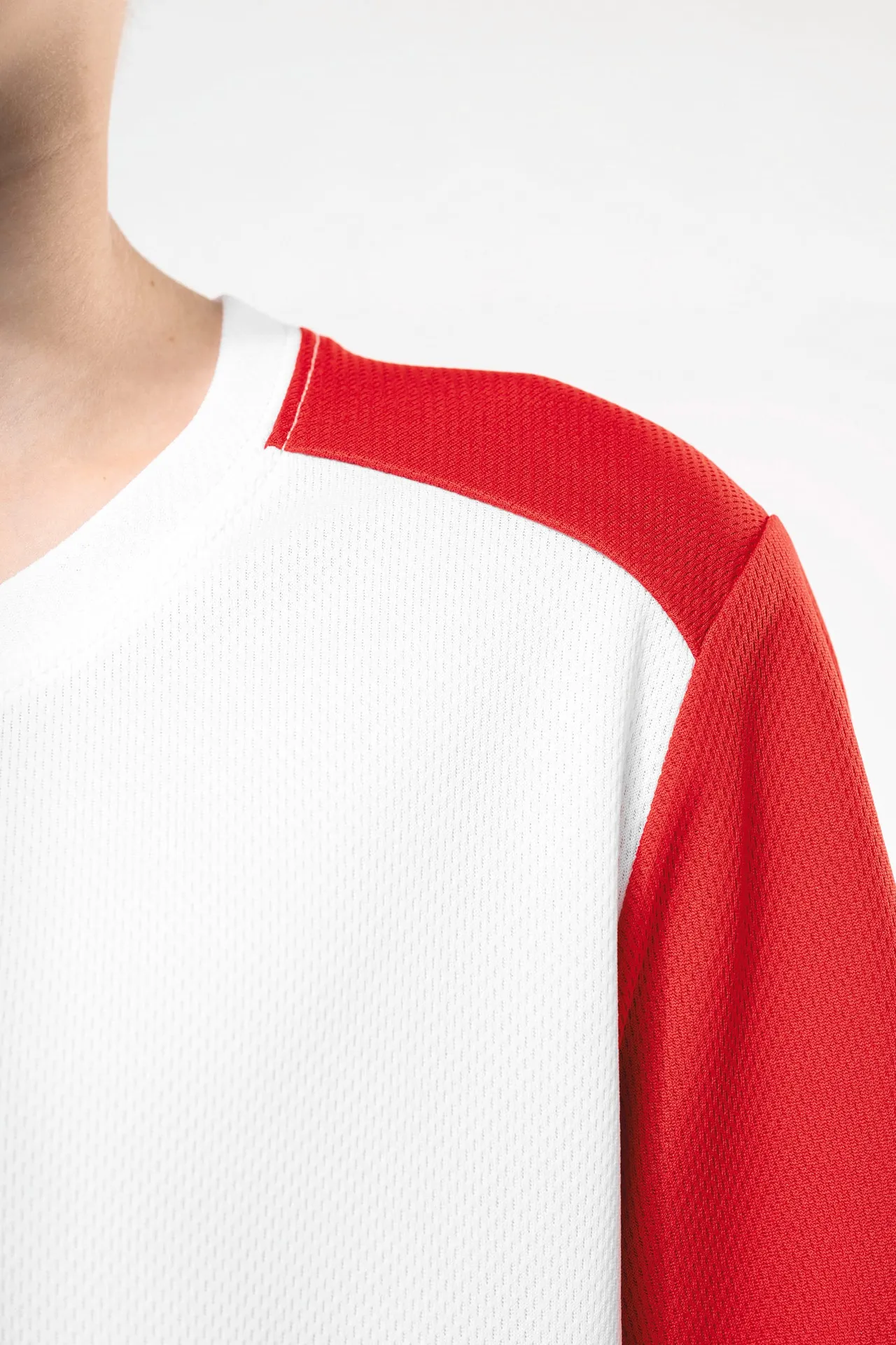 Zweifarbiges umweltfreundliches Sport-T-Shirt für Kinder