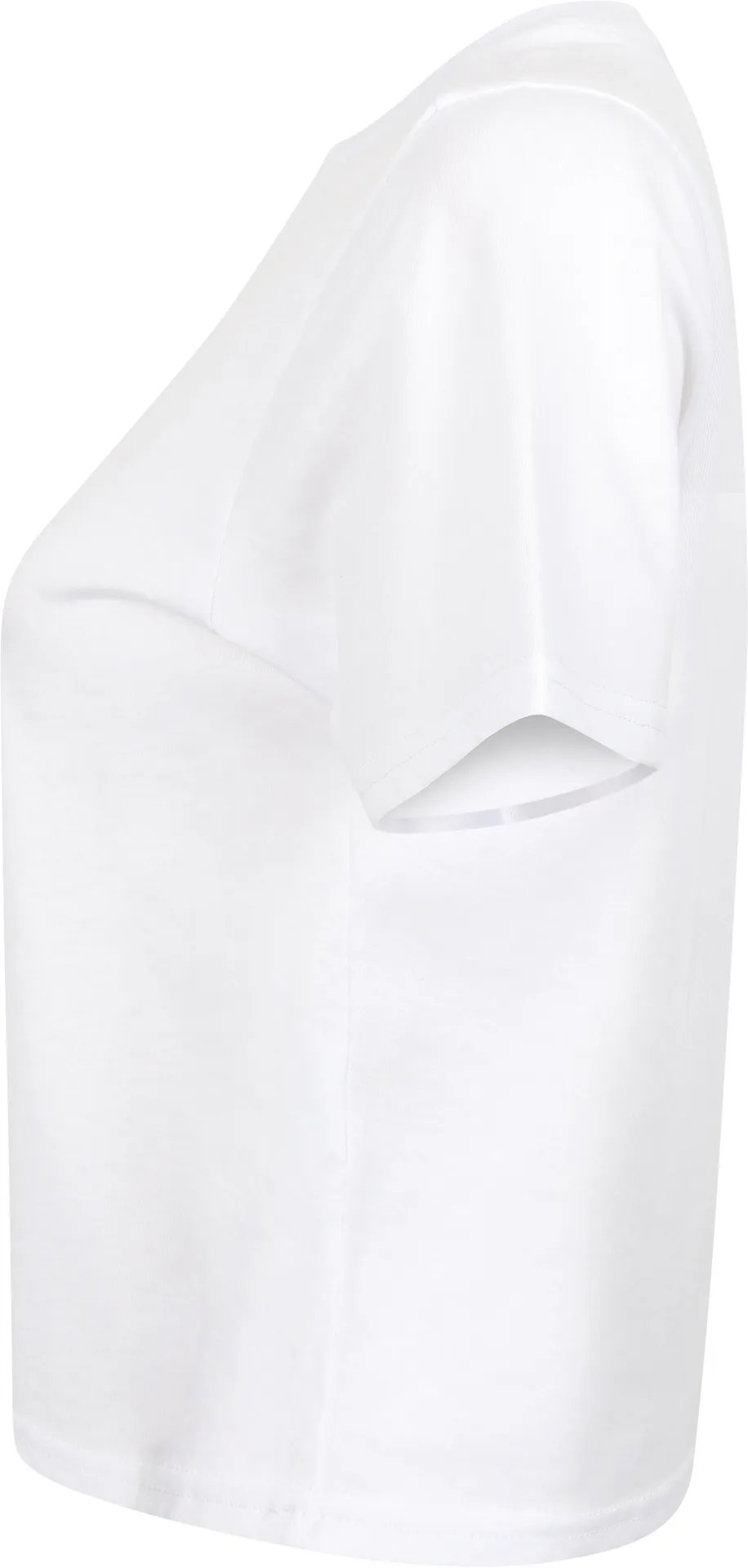 Kurzes, eckig geschnittenes damen-t-shirt