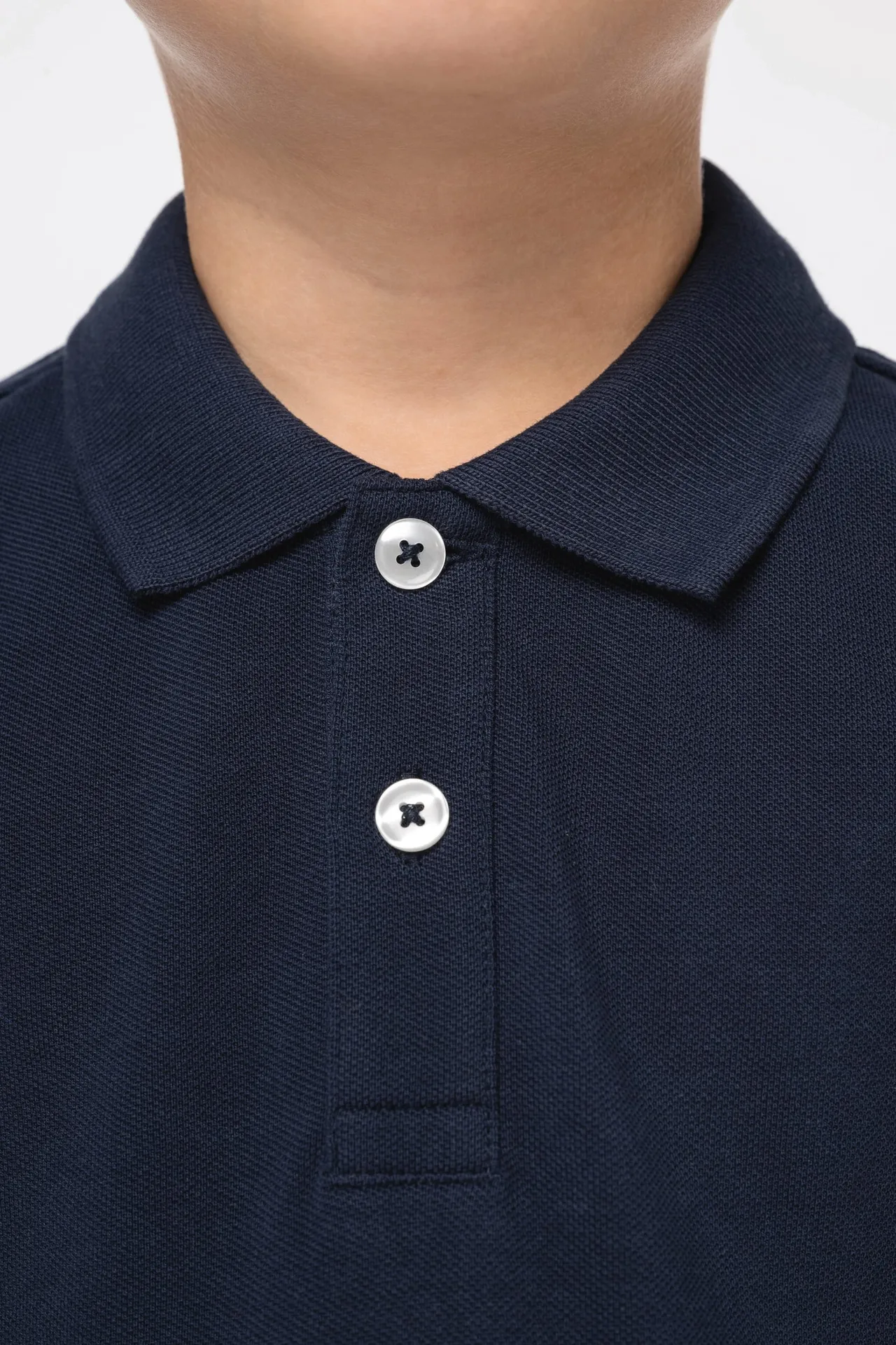 Umweltfreundliches Polohemd aus Pikeetrikot für Kinder