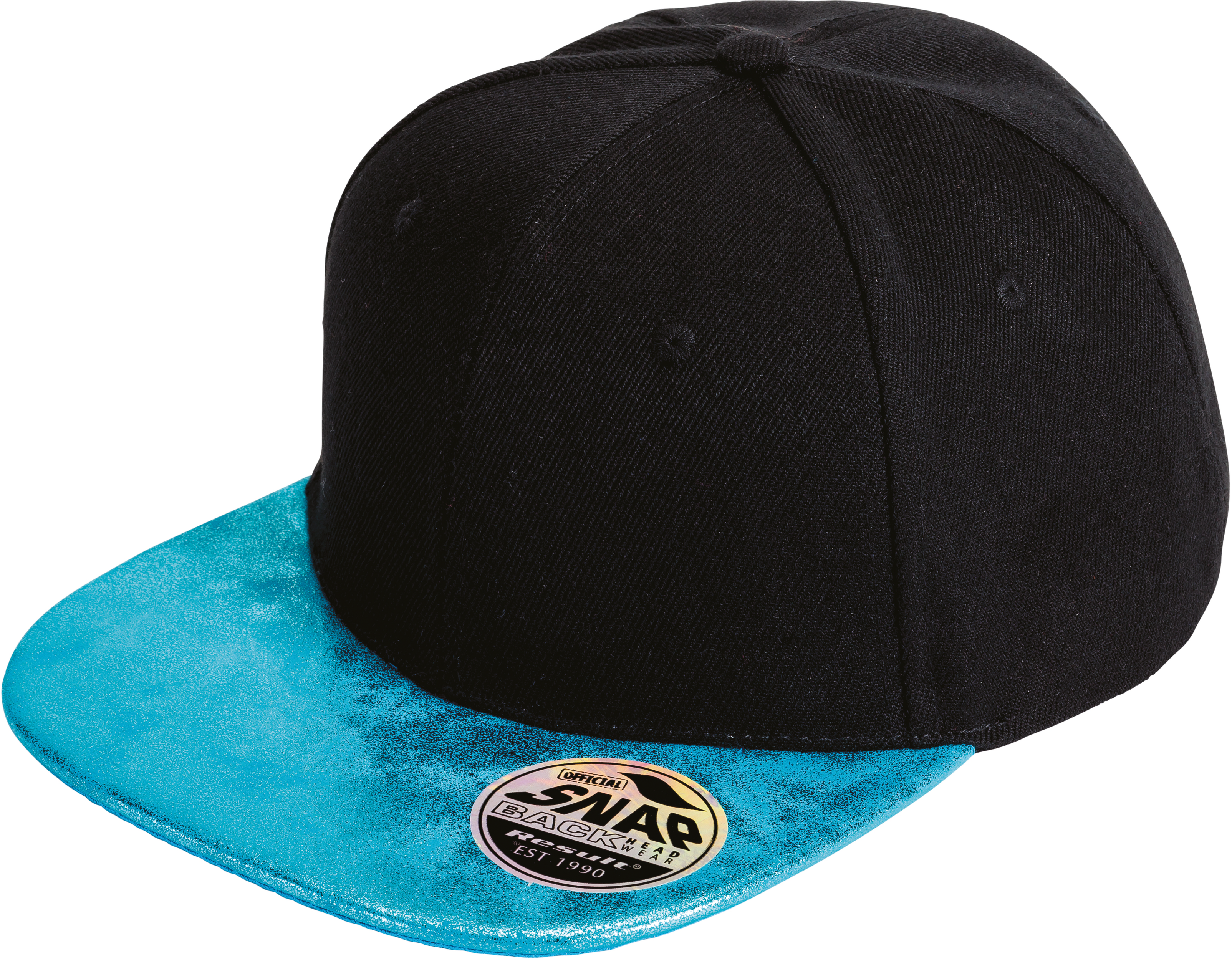 Bronx Glitter Flat Peak Snapback Cap