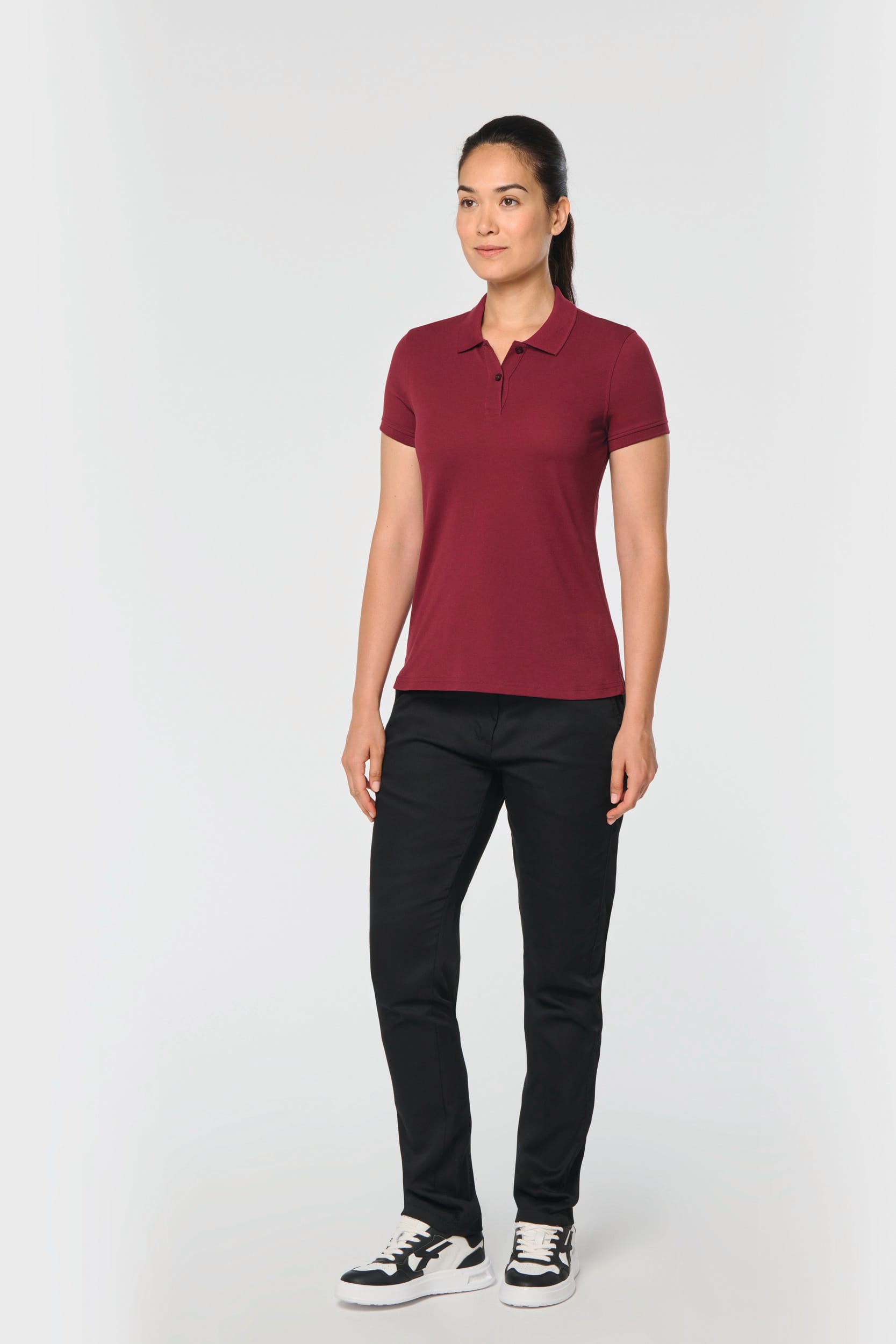 Kurzarm-Polohemd für Damen