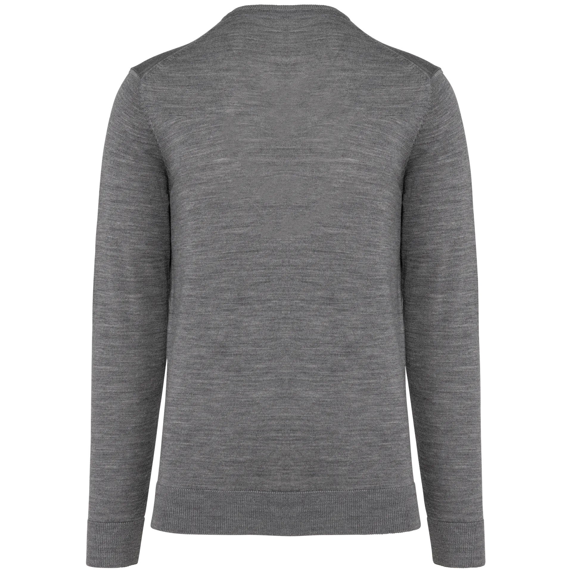 Merino-Herrenpullover mit V-Ausschnitt