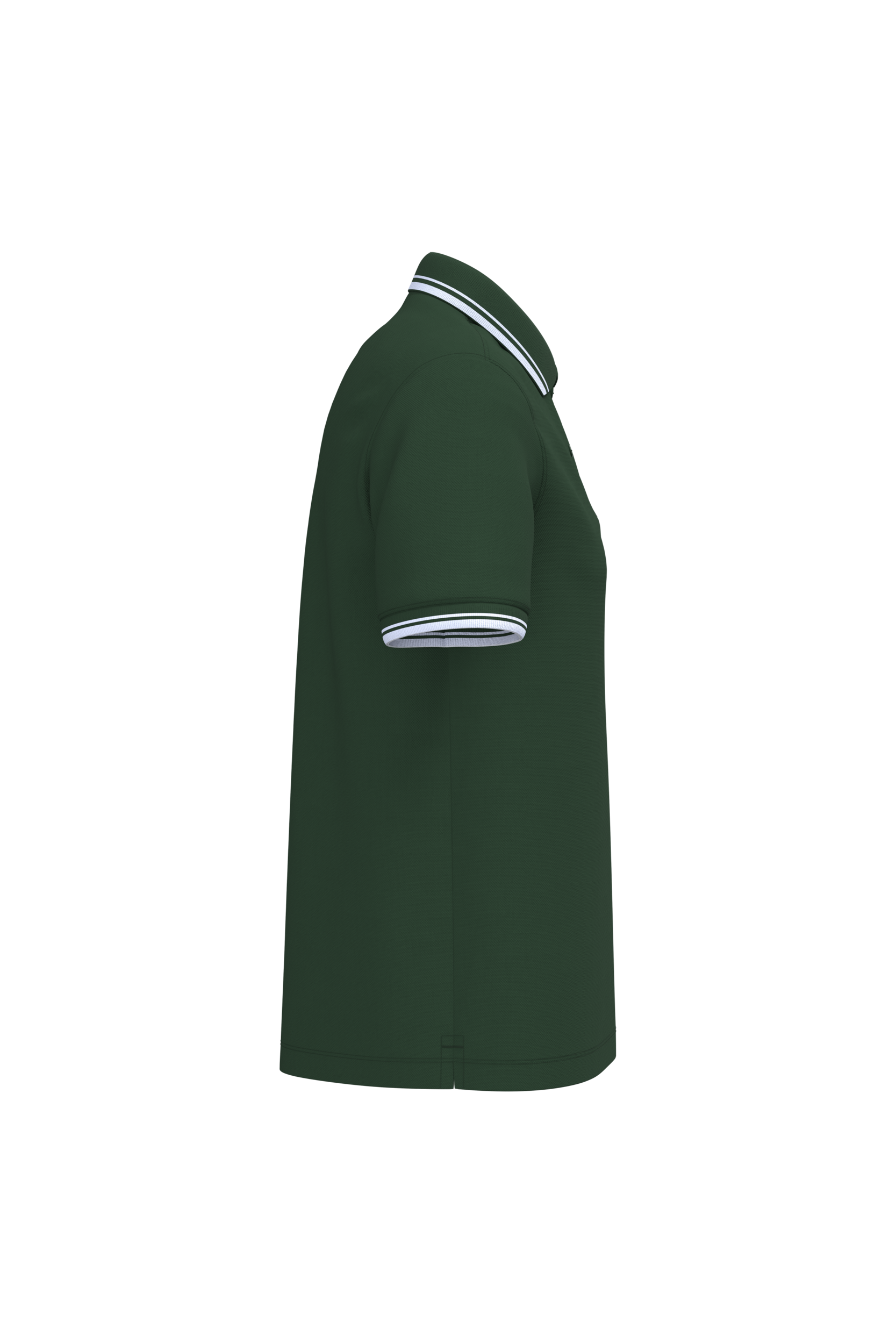 Herren Poloshirt mit kurzen Ärmeln und kontrastfarbenen Paspeln