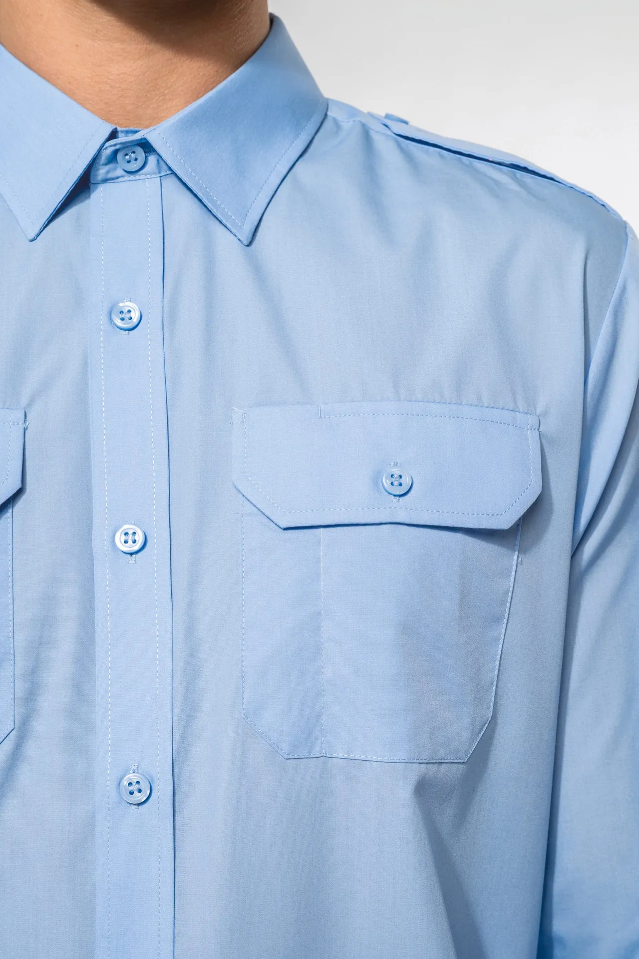 Langarm-Pilotenhemd für Herren