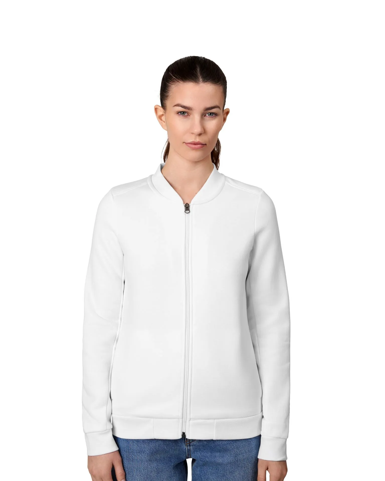 ID Pro Wear Cardigan Sweat Damen – Robuster Zipper-Cardigan 