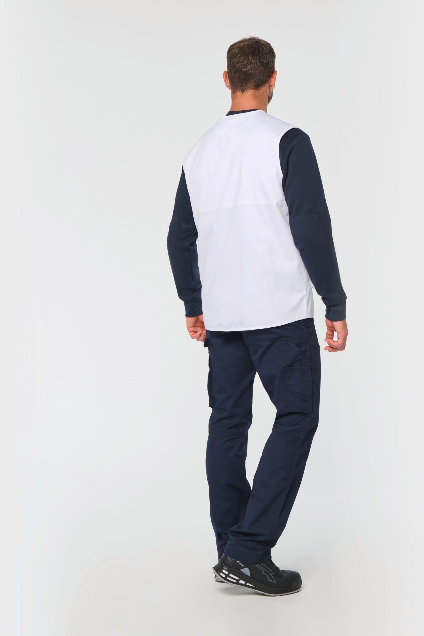 Gefütterte Unisex-Weste aus  Baumwollpolyester