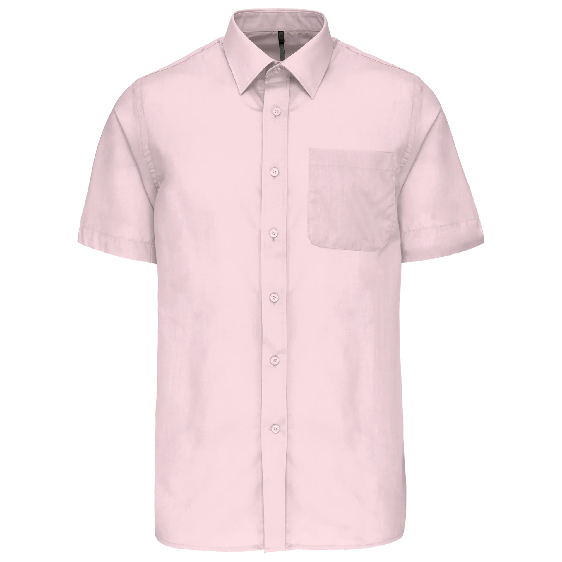 Popeline Kurzarmhemd Baumwollpolyester pflegeleicht für Herren