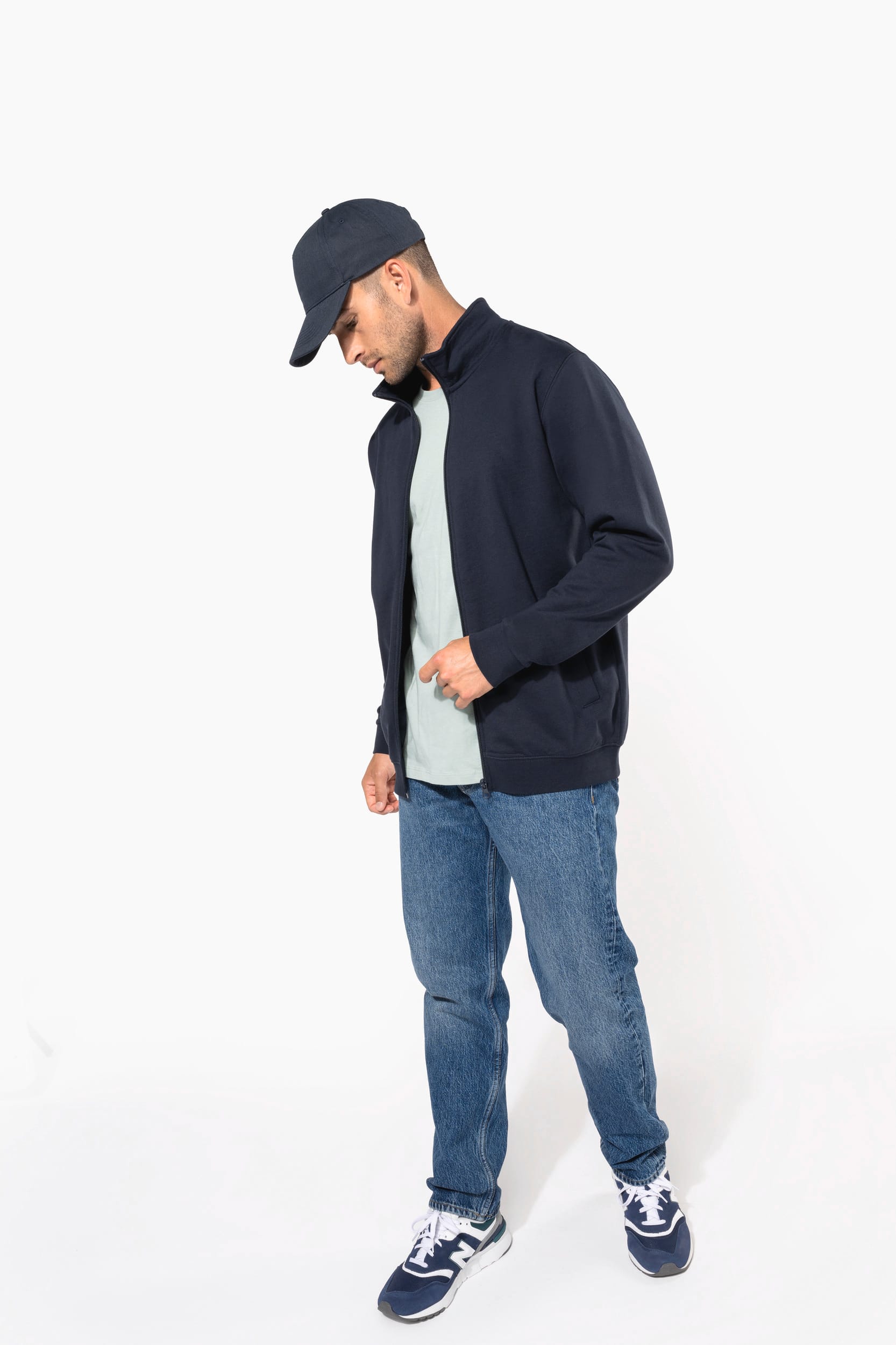 Sweatjacke mit Reißverschluss