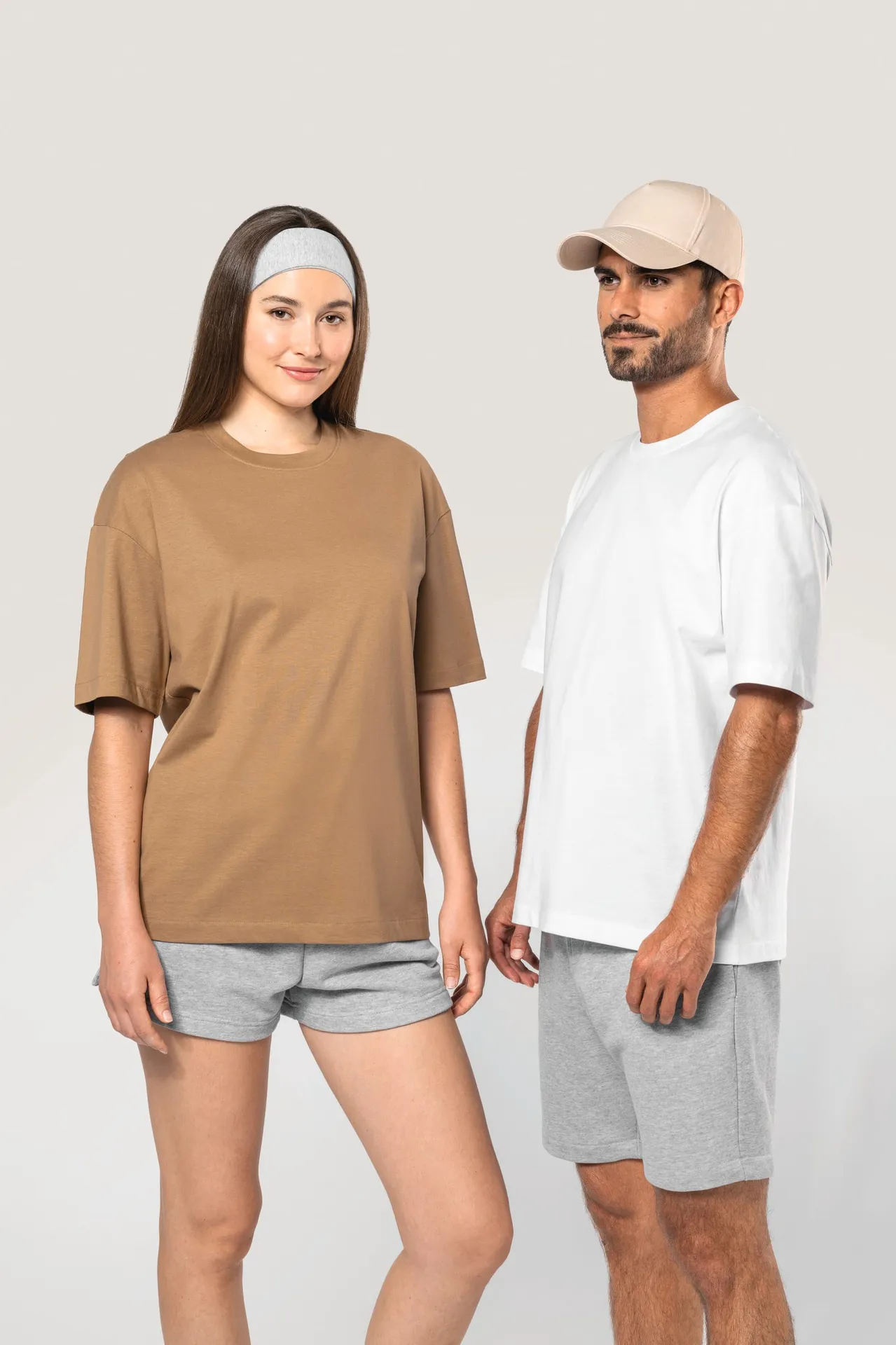 T-Shirt mit kurzen Ärmeln, Unisex, Oversize