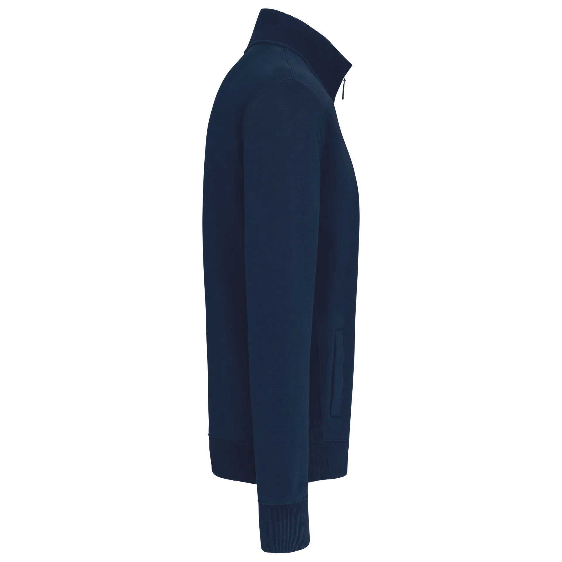 Herren Fleece-Sweater mit Reißverschluss