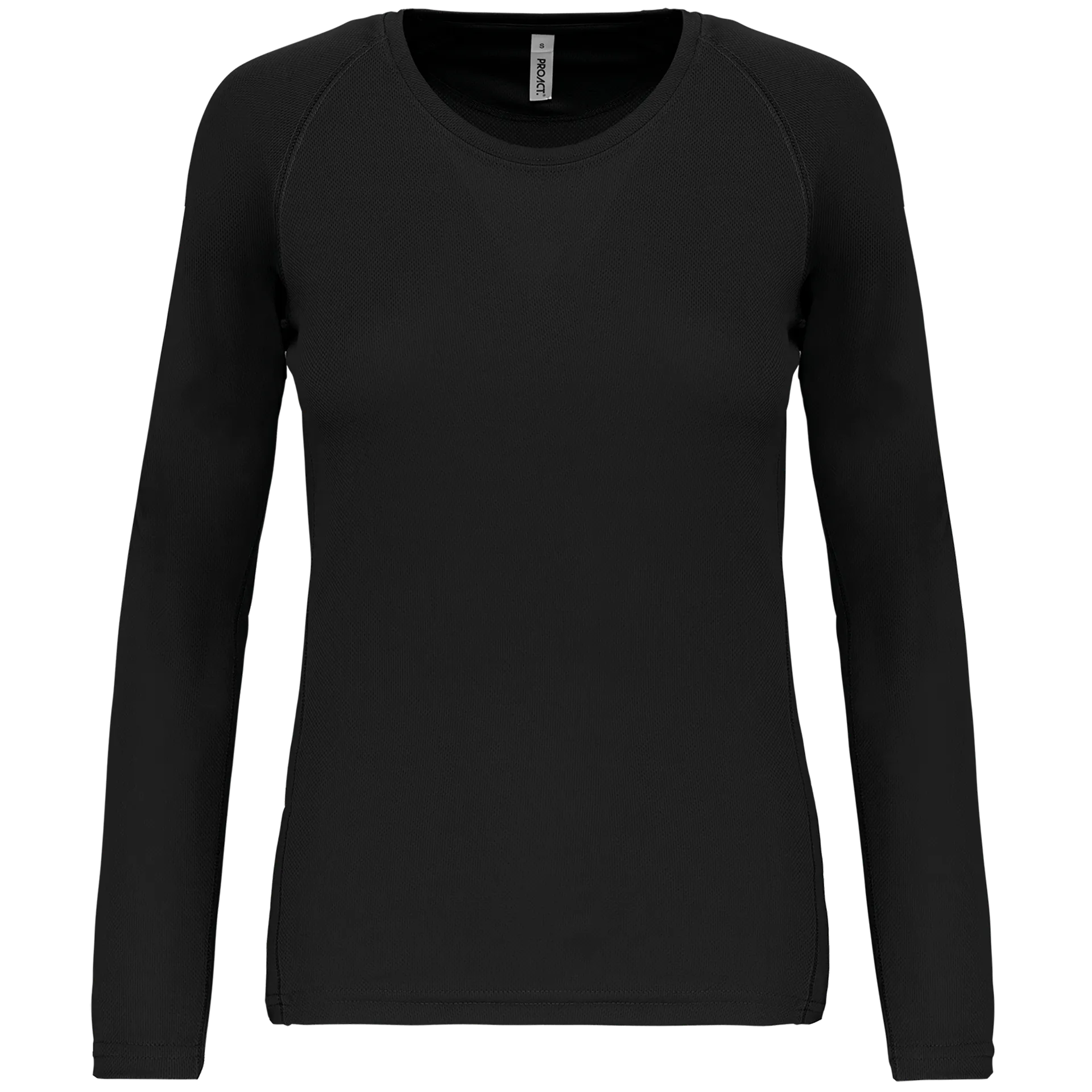 Damen Basic Sport Funktionsshirt Langarm