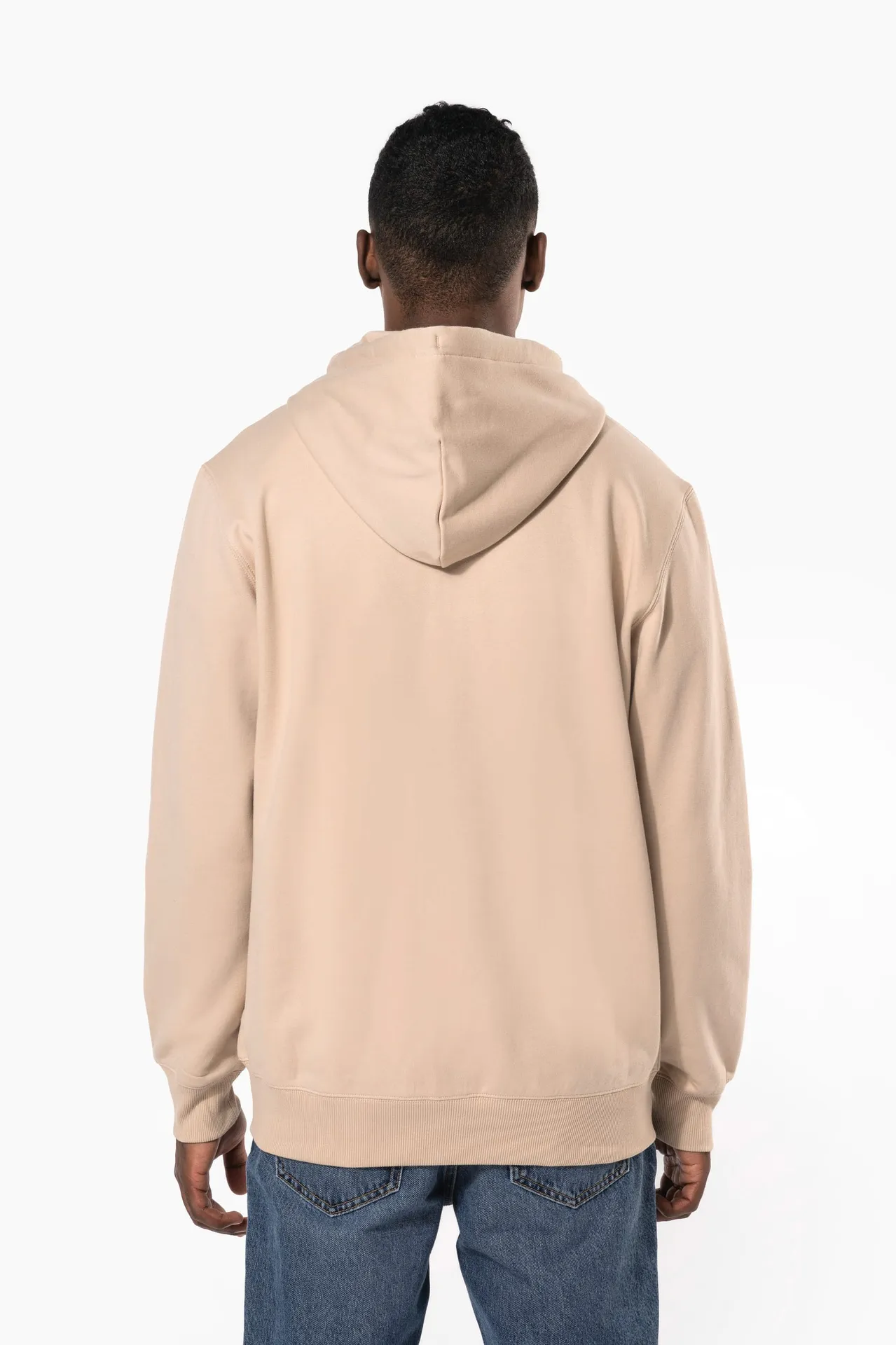 Recyceltes Unisex-Sweatshirt mit Reißverschluss und Kapuze