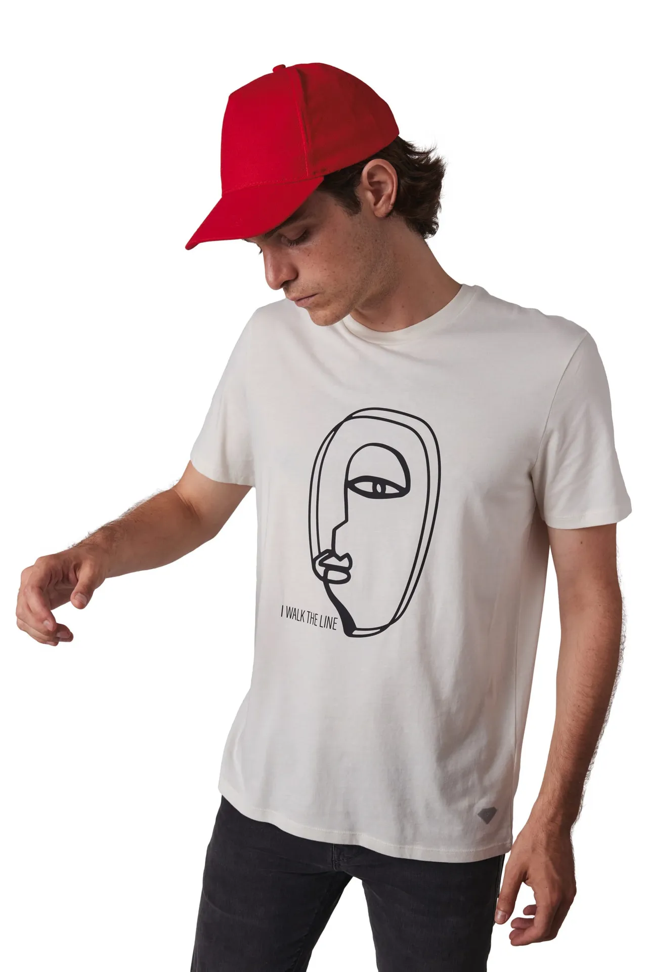 Sportkappe mit 5 Panels aus dicker Baumwolle