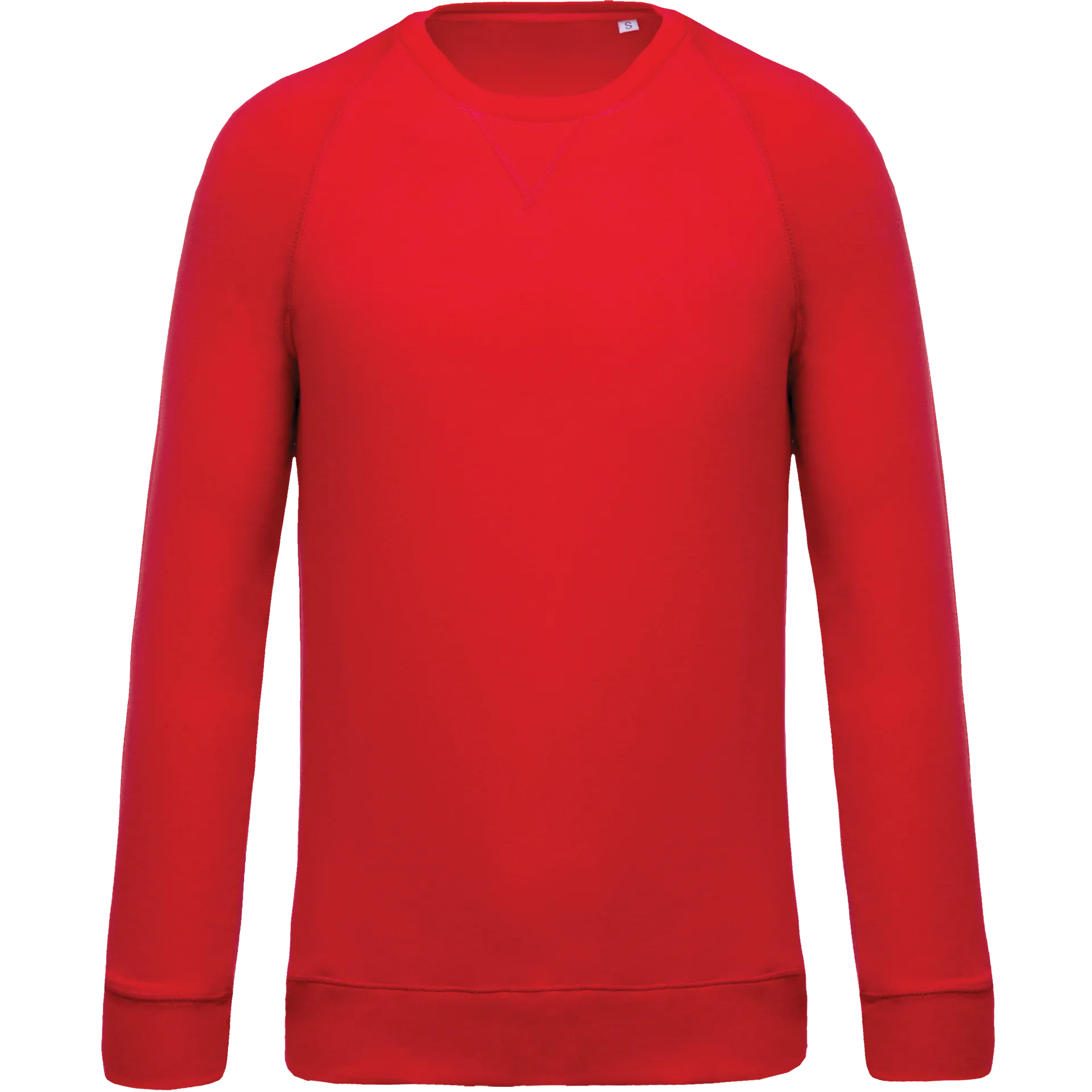 Herren Sweatshirt BIO-BAUMWOLLE Rundhalsausschnitt Raglanärmel