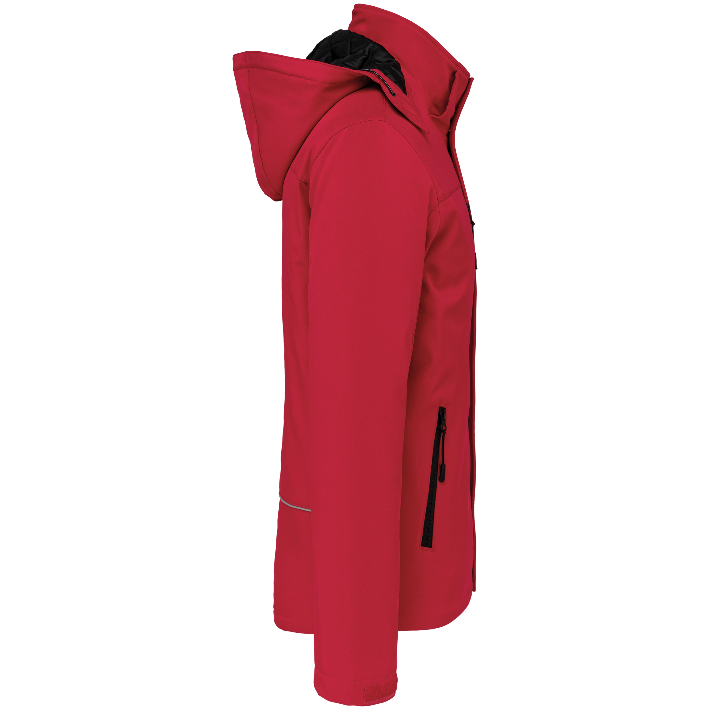 Herrenparka Softshell wattiert mit Kapuze