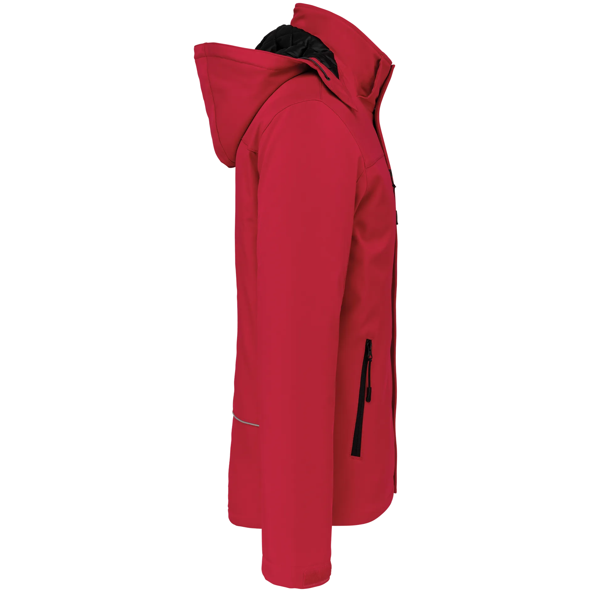 Herrenparka Softshell wattiert mit Kapuze