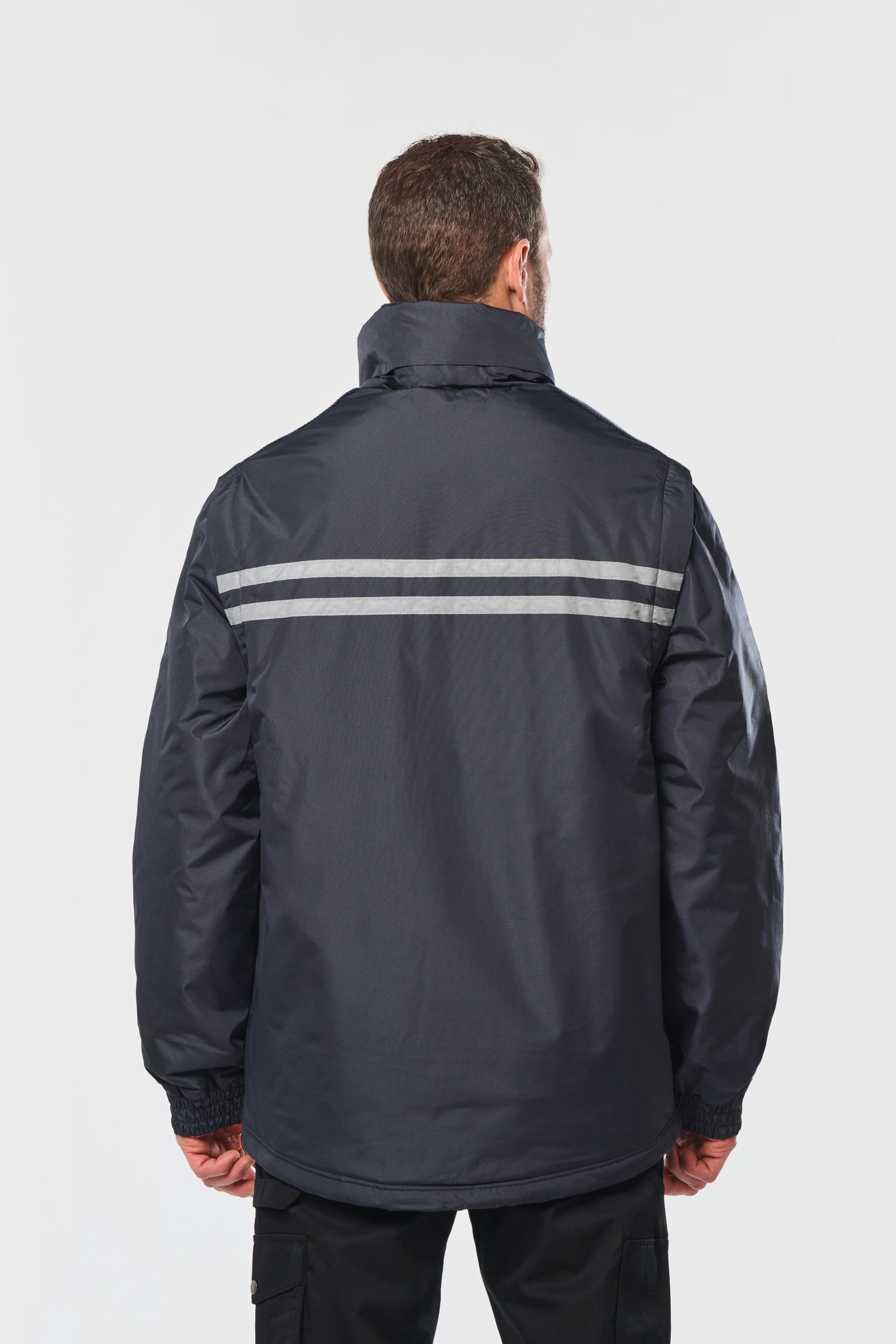 Workwear Parka mit abtrennbaren Ärmeln