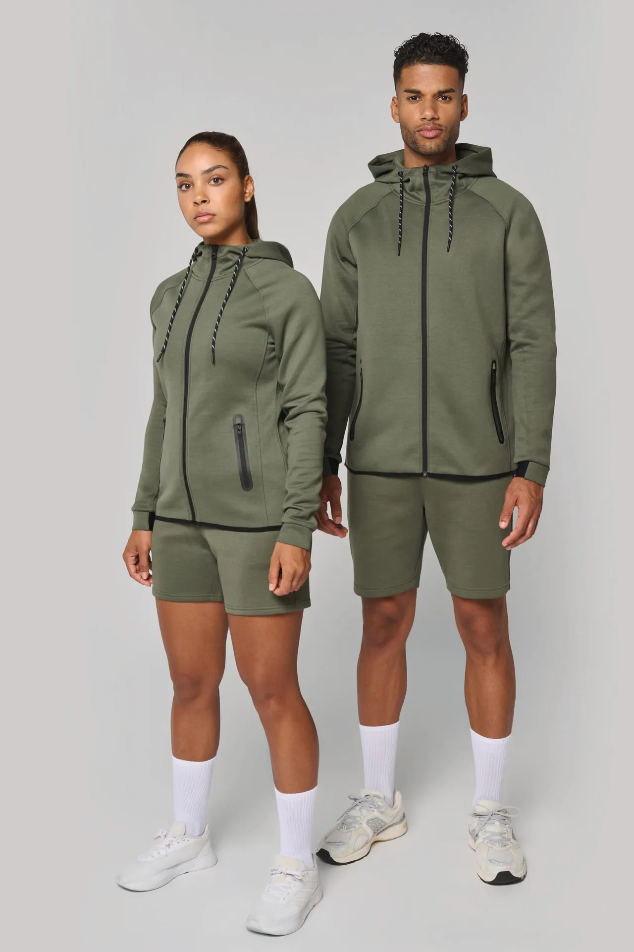 Damen-Funktions- performance Kapuzenjacke