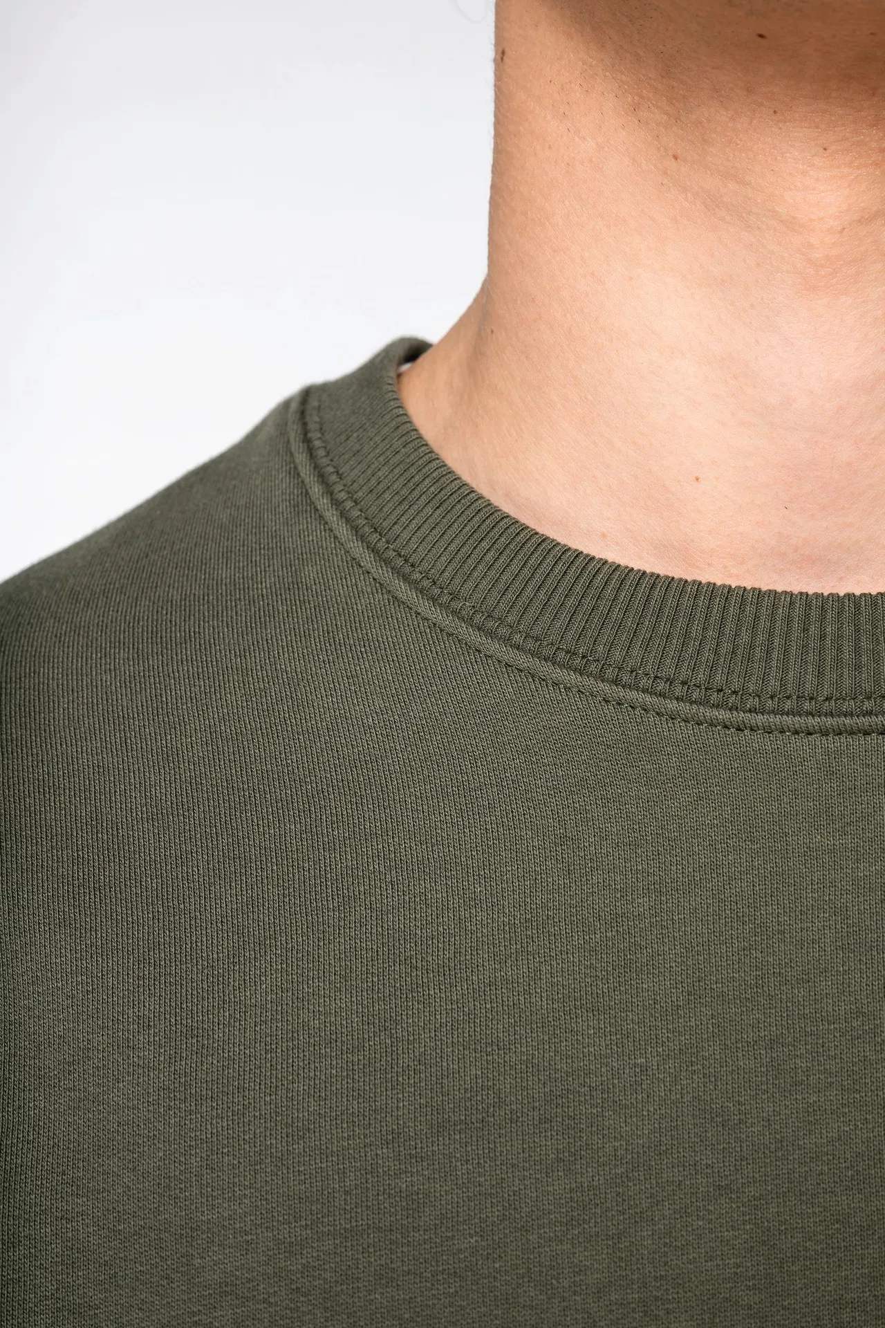 Umweltfreundliches Oversize Unisex-Sweatshirt mit Rundhalsausschnitt