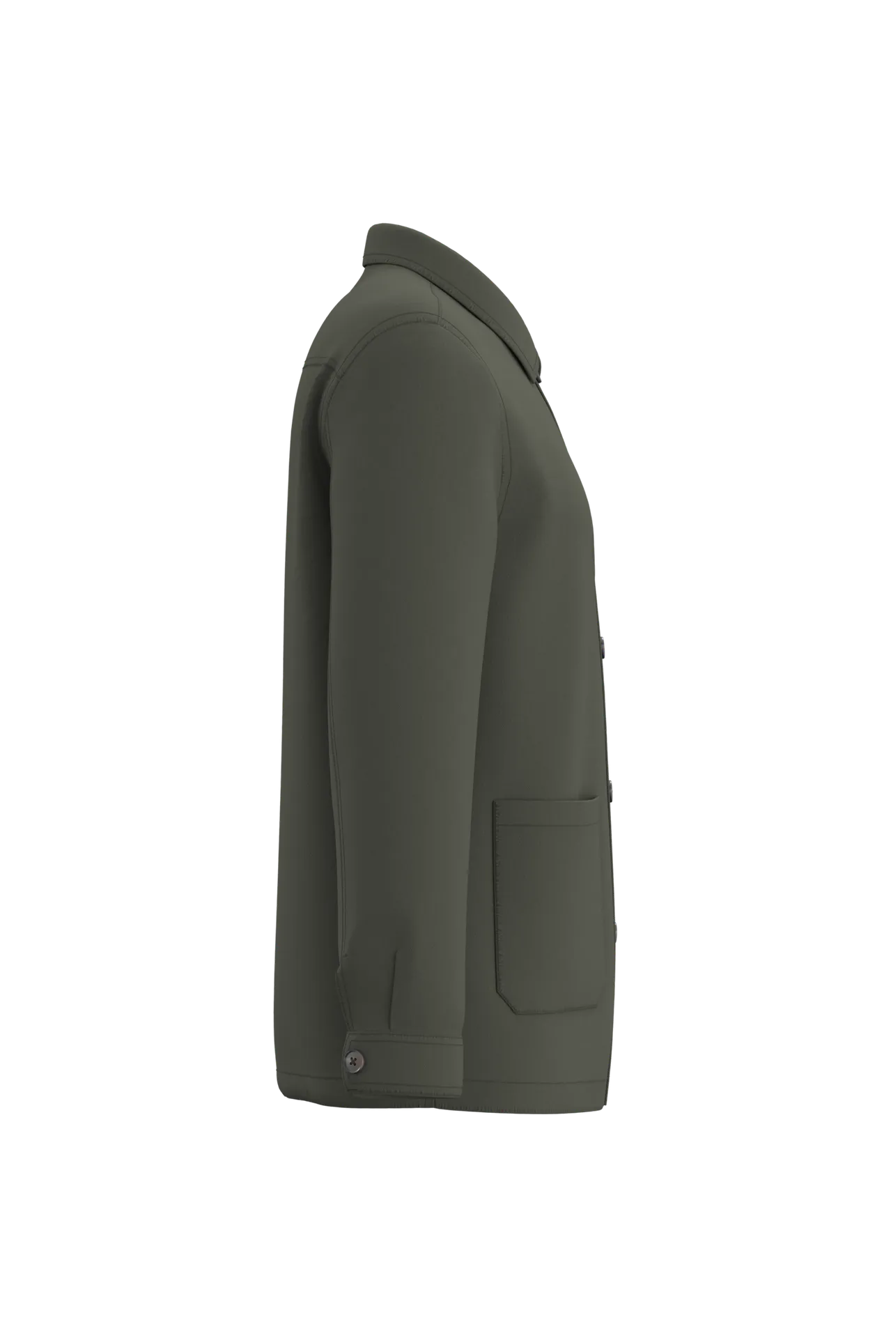 Gewaschene nachhaltige Unisex-Workerjacke