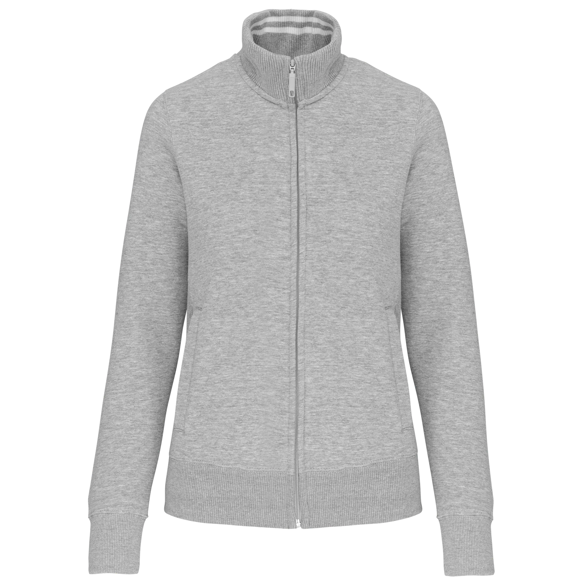 Damen Fleece-Sweater mit Zip