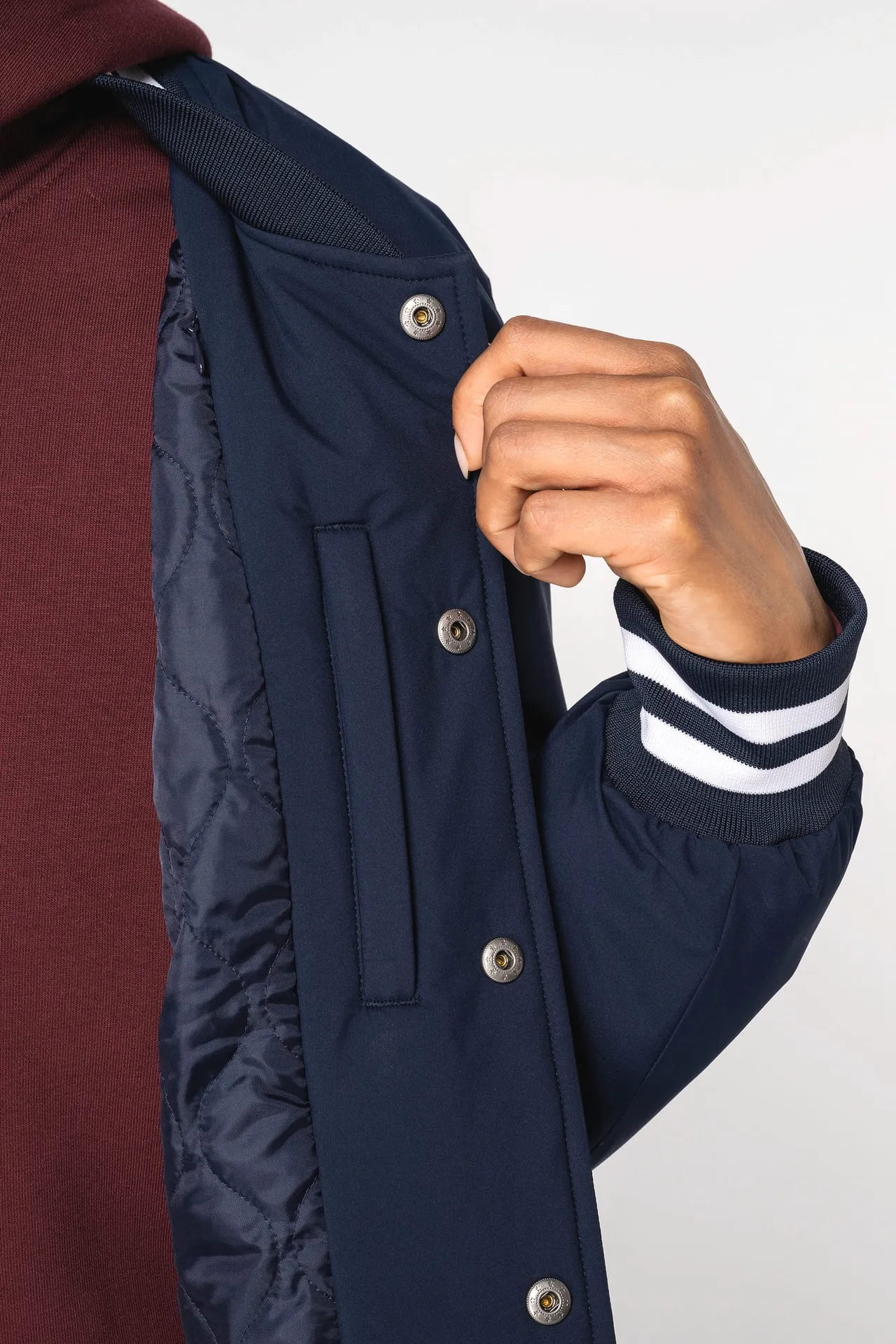 Umweltfreundliche wattierte Unisex-Teddyjacke