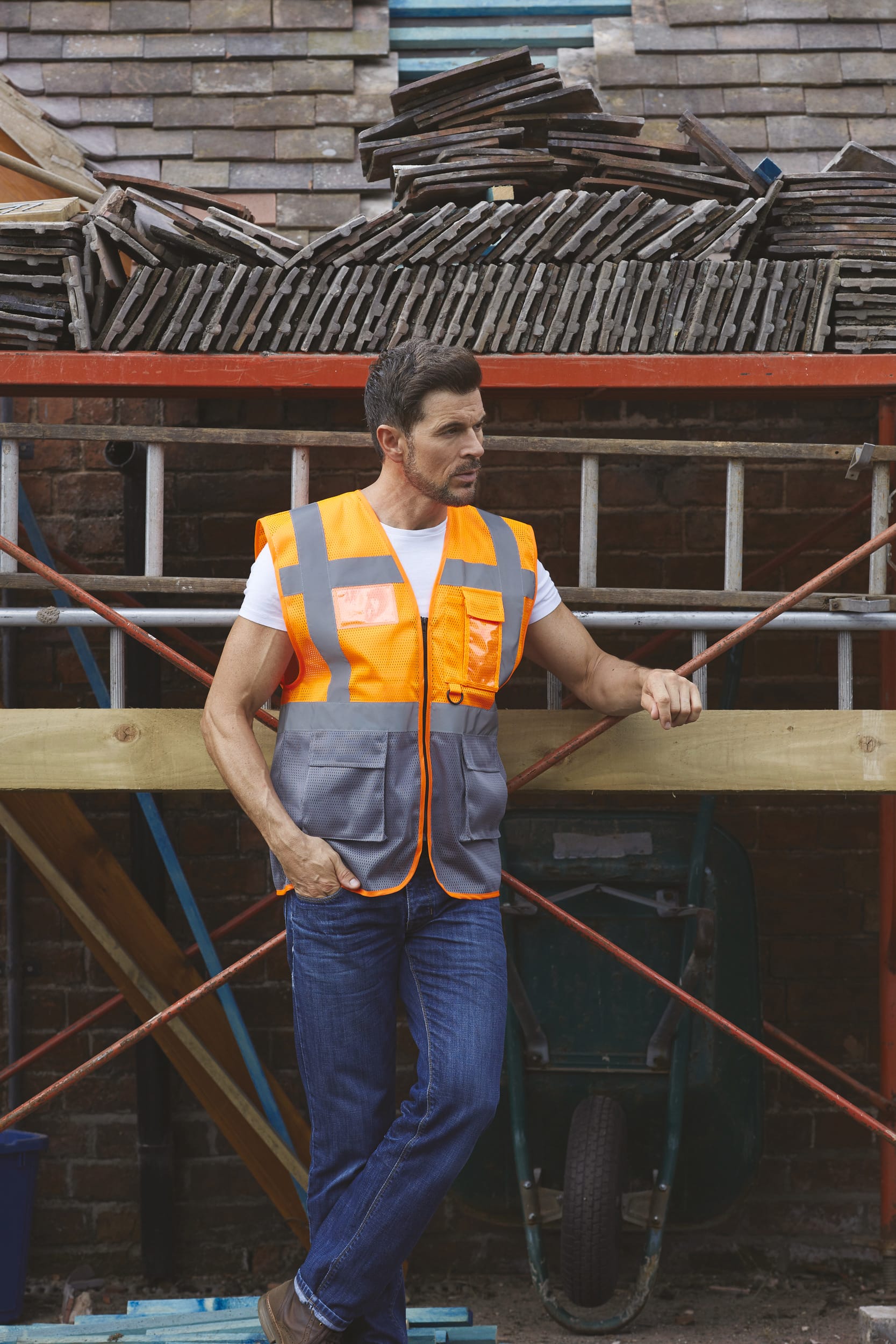 Top Cool - Hi-Vis mesh executive waistcoat