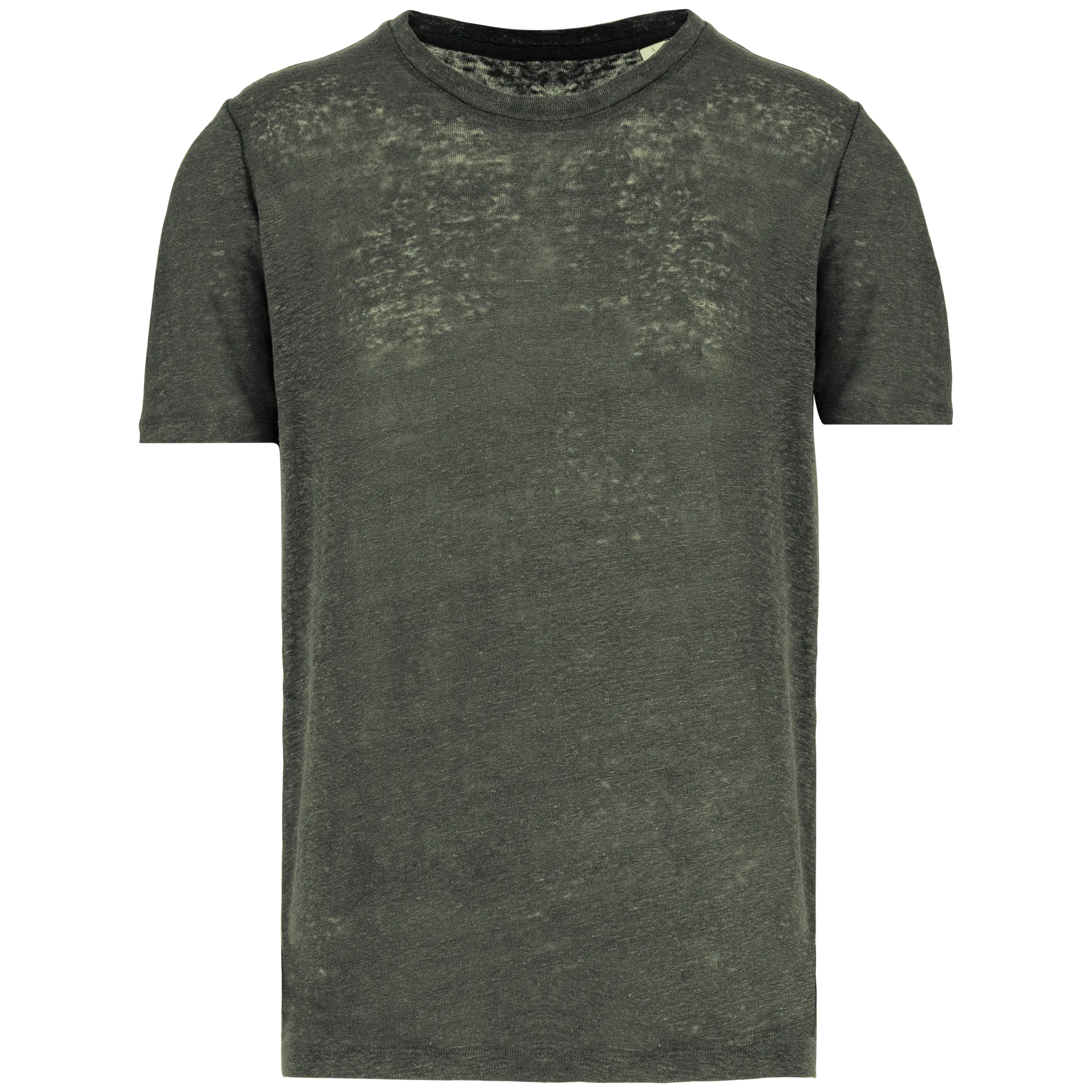 Herren-T-Shirt aus Leinen mit Rundhalsausschnitt