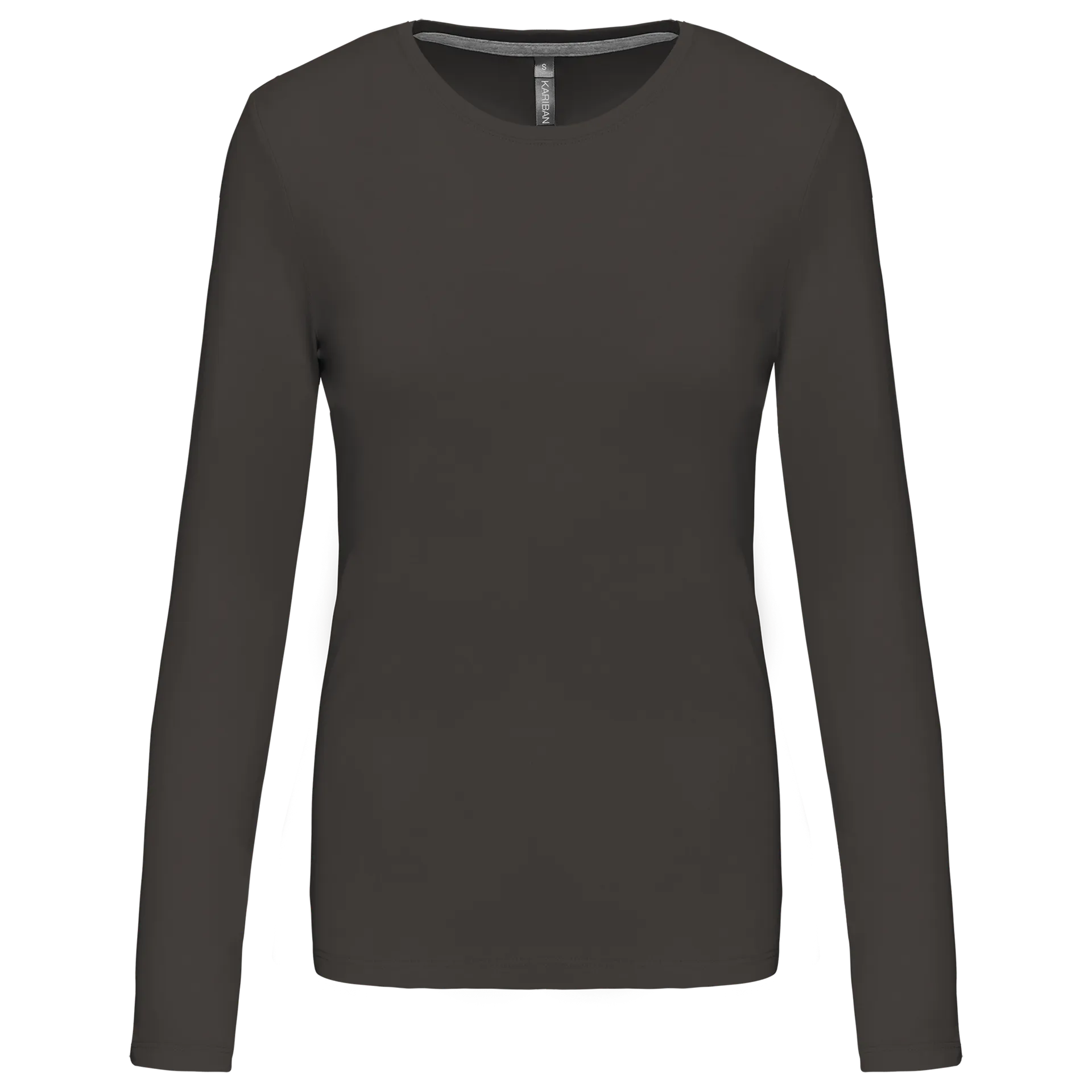 Damen-Langarmshirt mit Rundhalsausschnitt