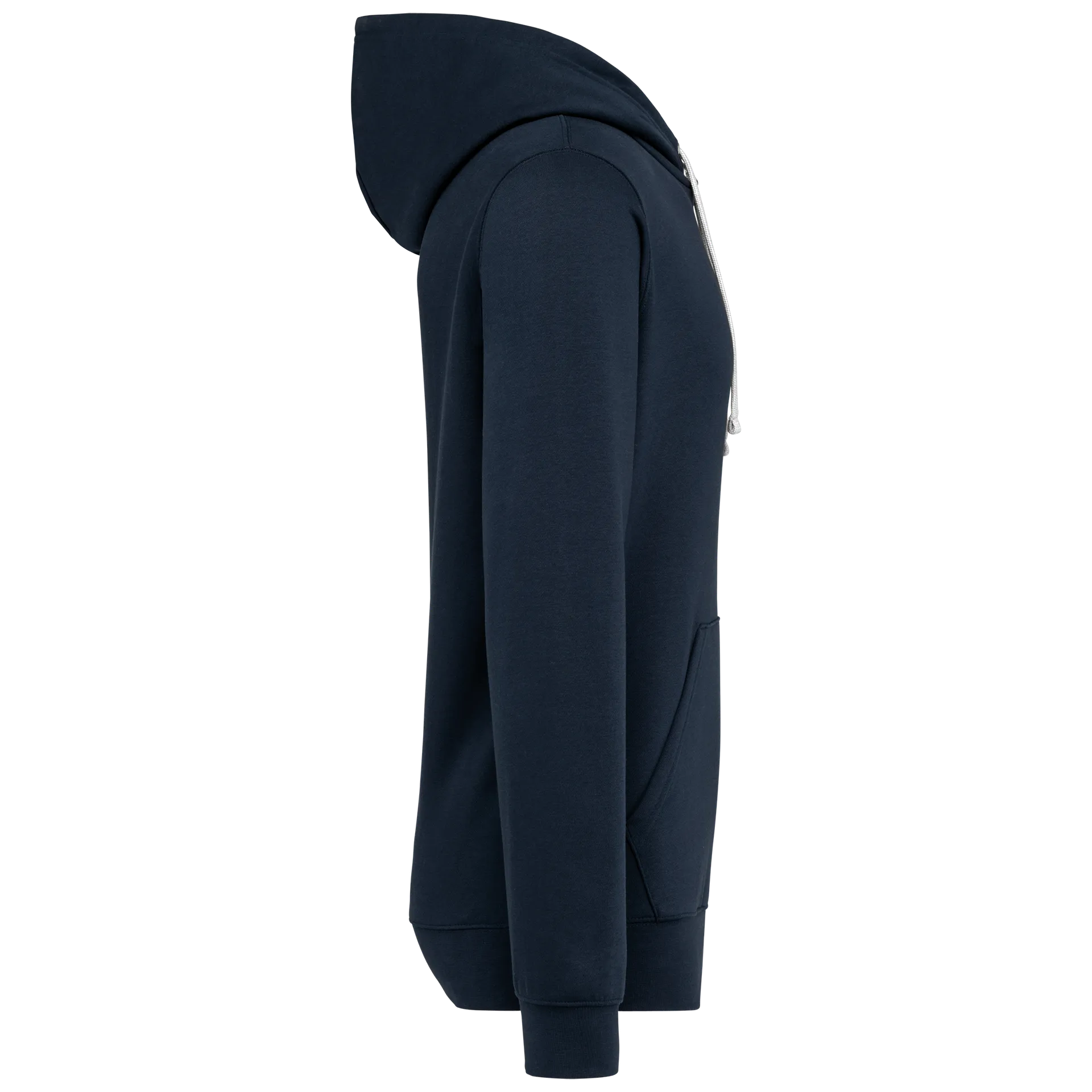 Unisex-Kapuzensweatshirt mit kontrastfarbener Kapuze und Motiven