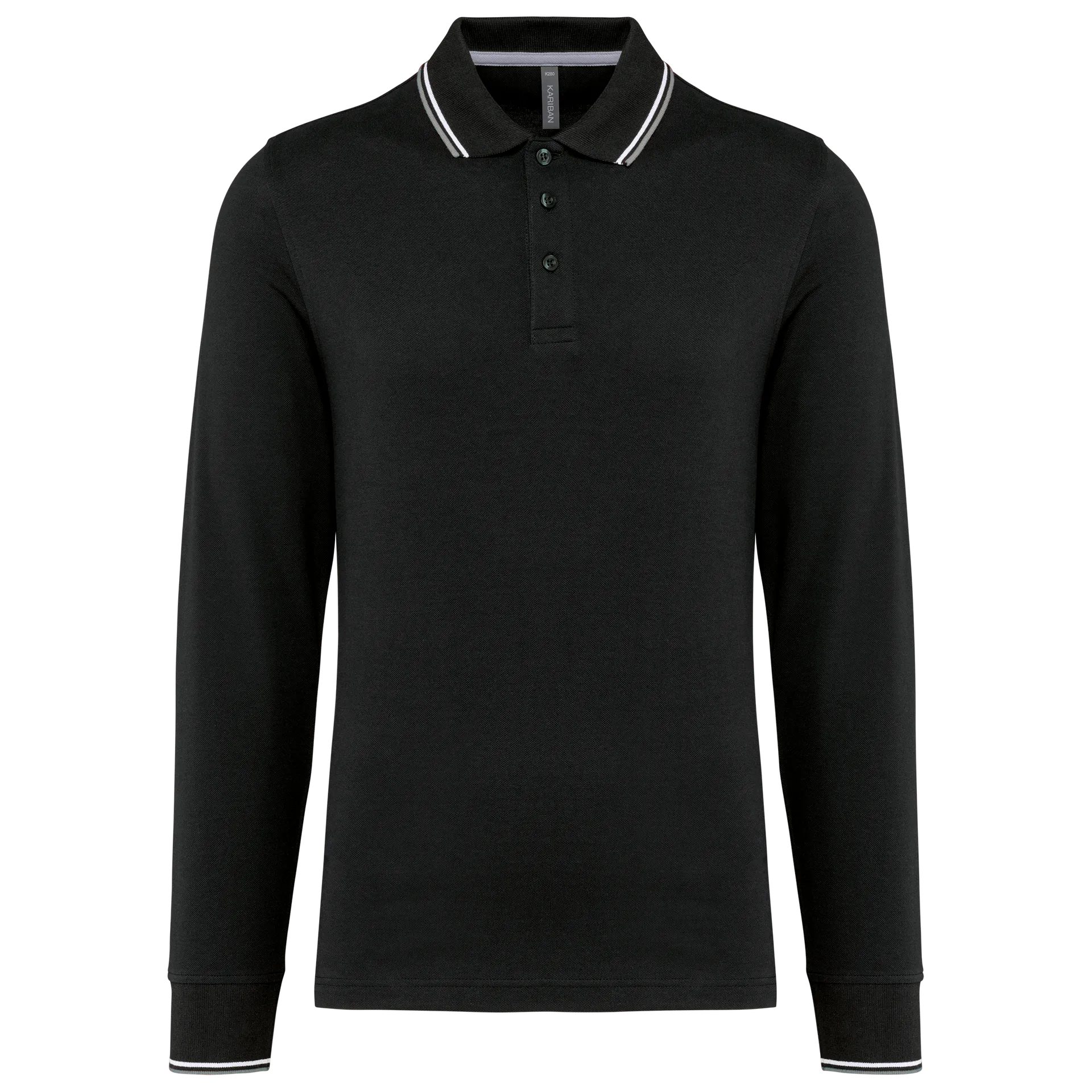 Langarm-Polohemd aus Piqué für Herren