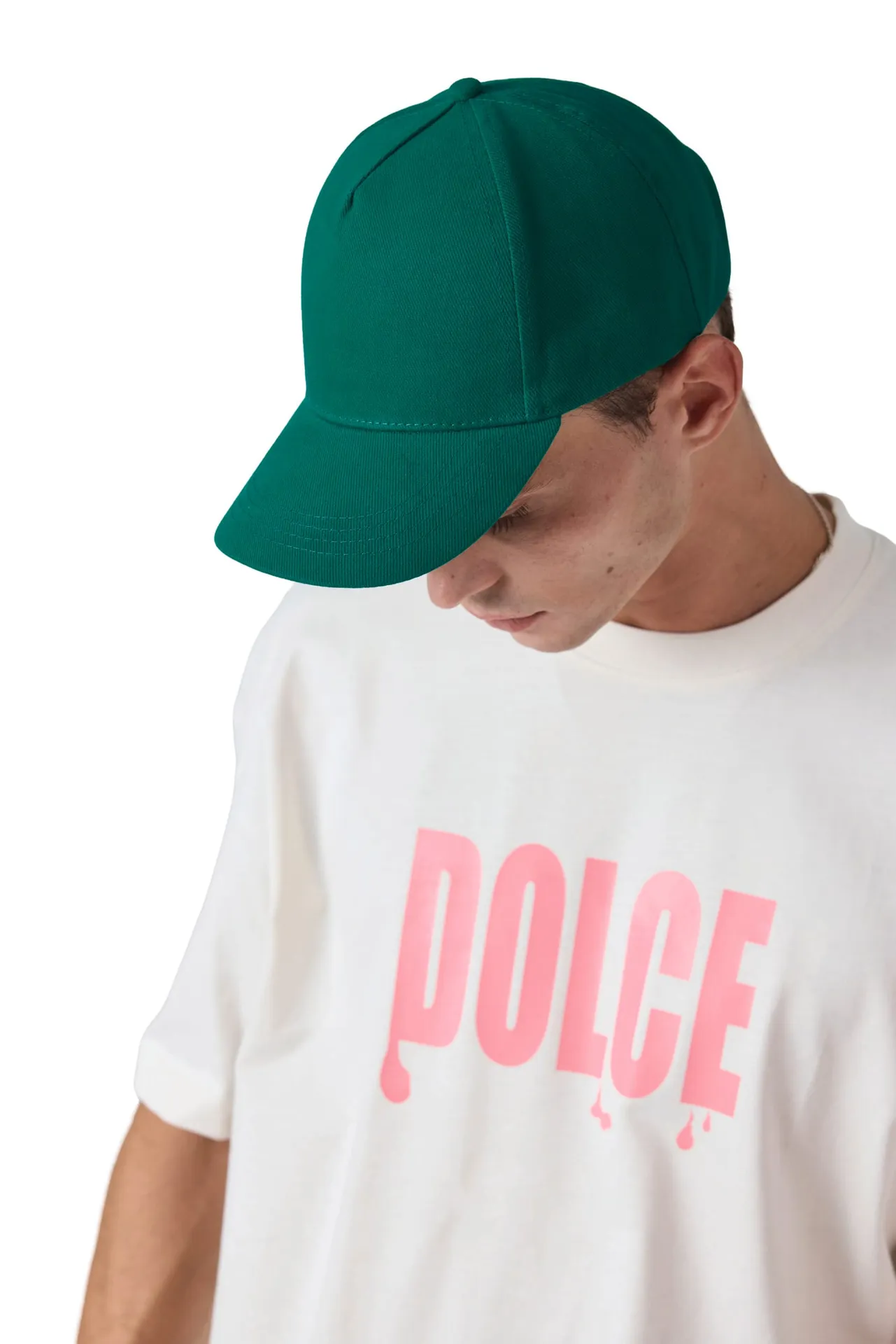 Sportkappe mit 5 Panels aus dicker Baumwolle