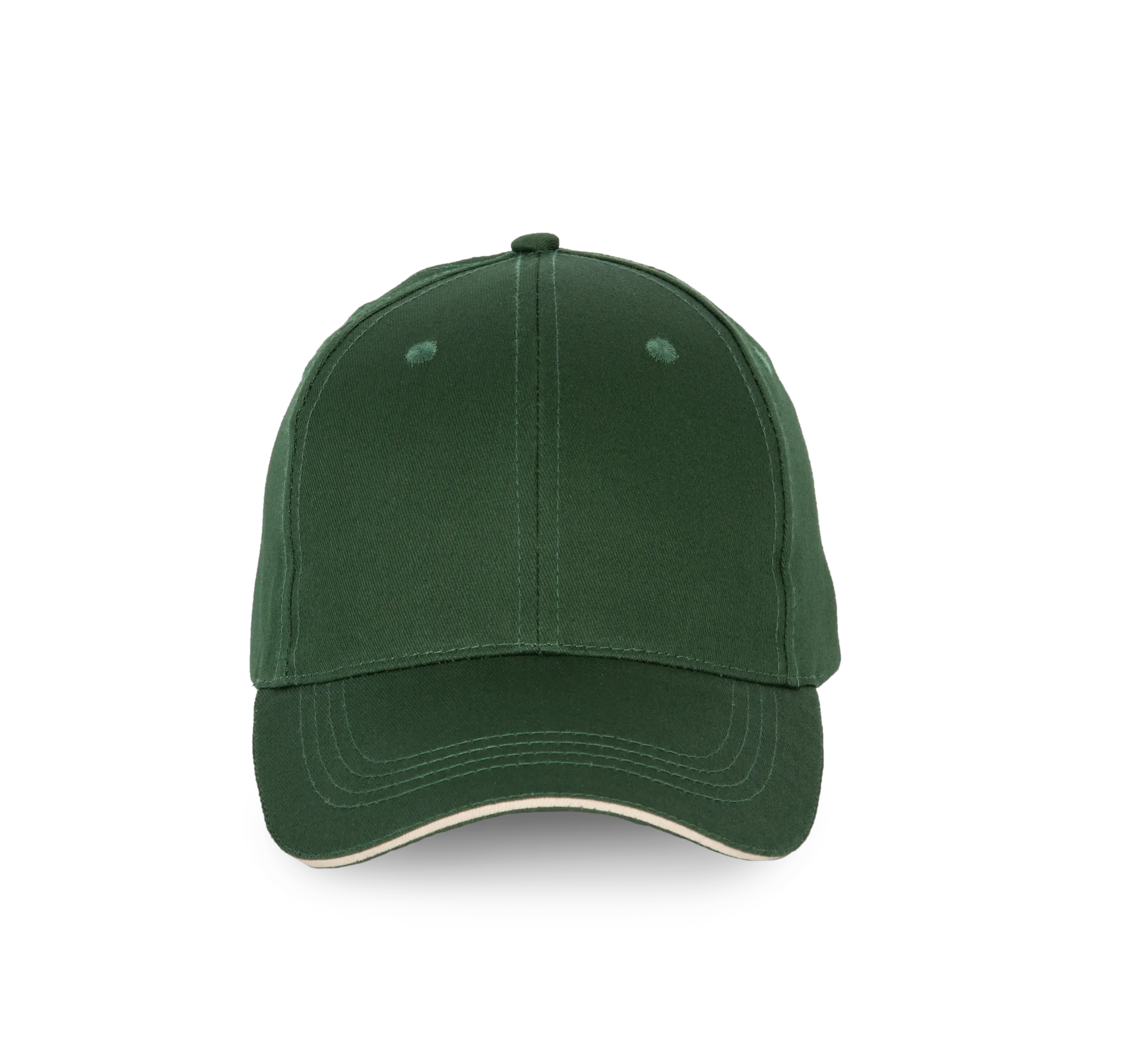 6-Panel-Kappe mit Kontrast-Sandwichschirm