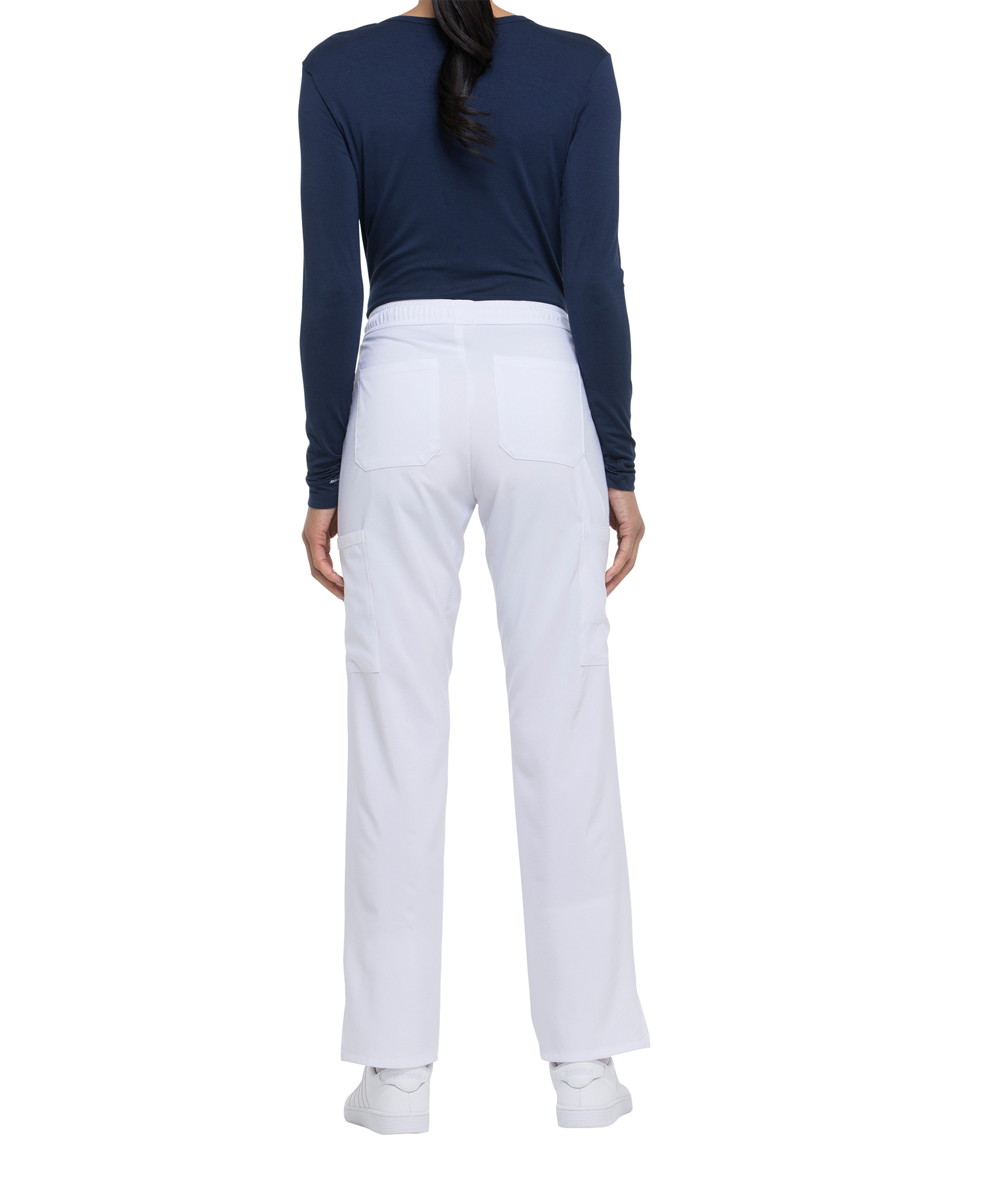 Damenhose mit mittlerem Bund und Kordelzug